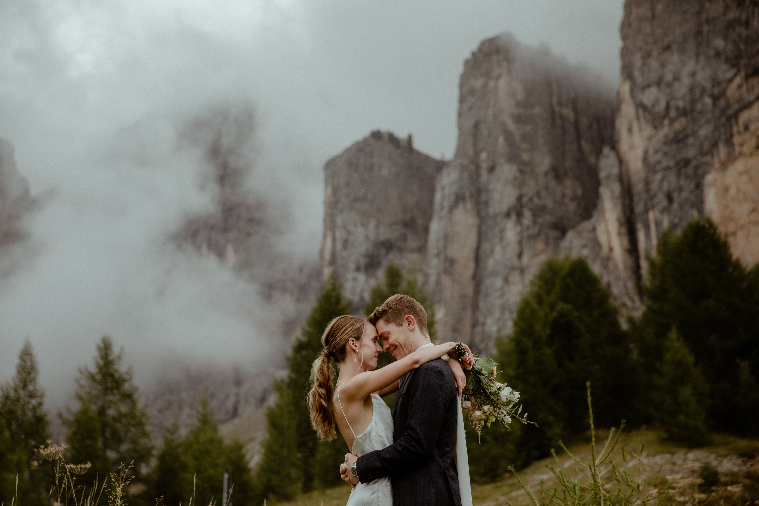 Intimate Wedding in the Dolomites. Iceland elopement photographer & videographer