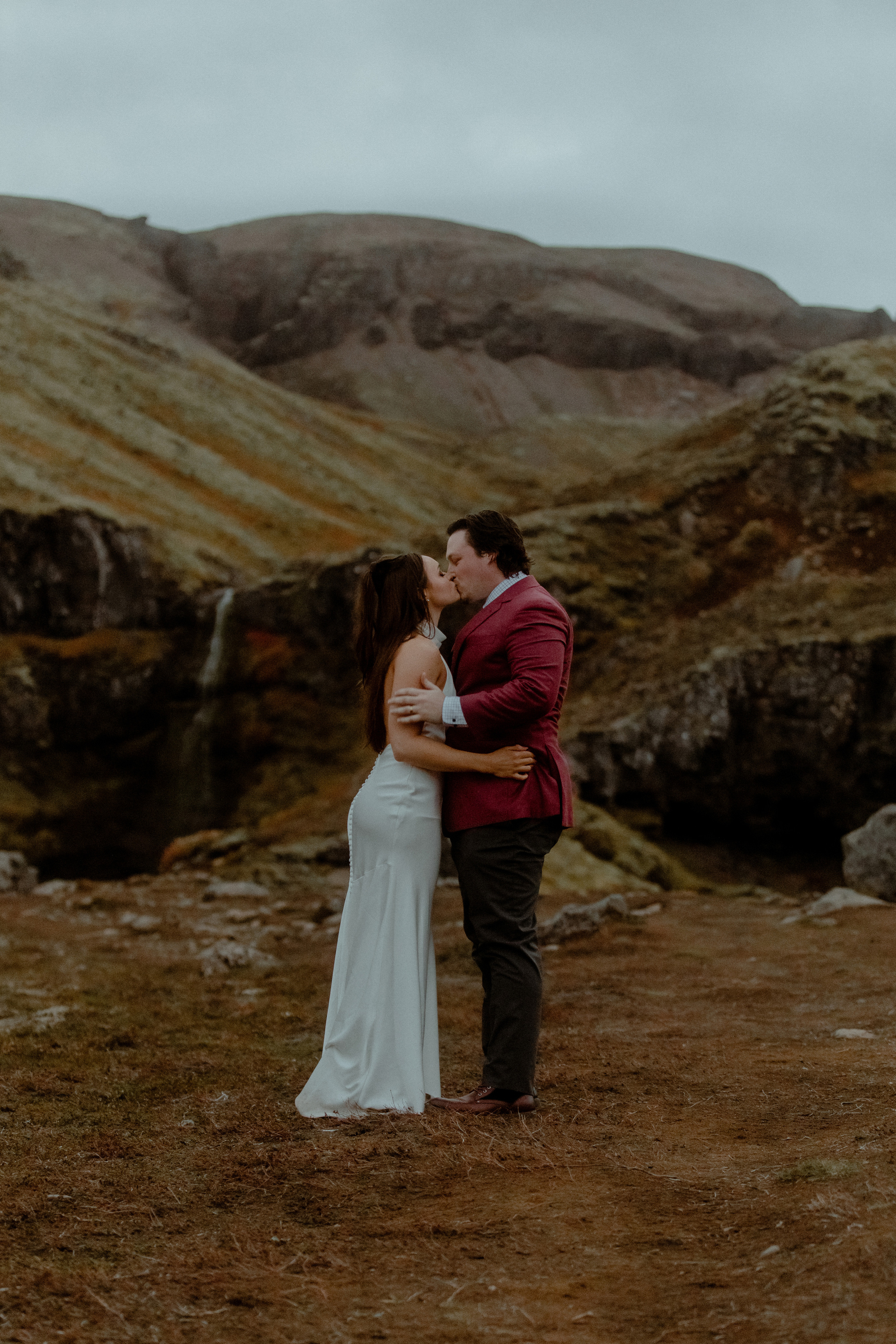 Secret hiking Elopement in Iceland. Iceland elopement photographer & videographer