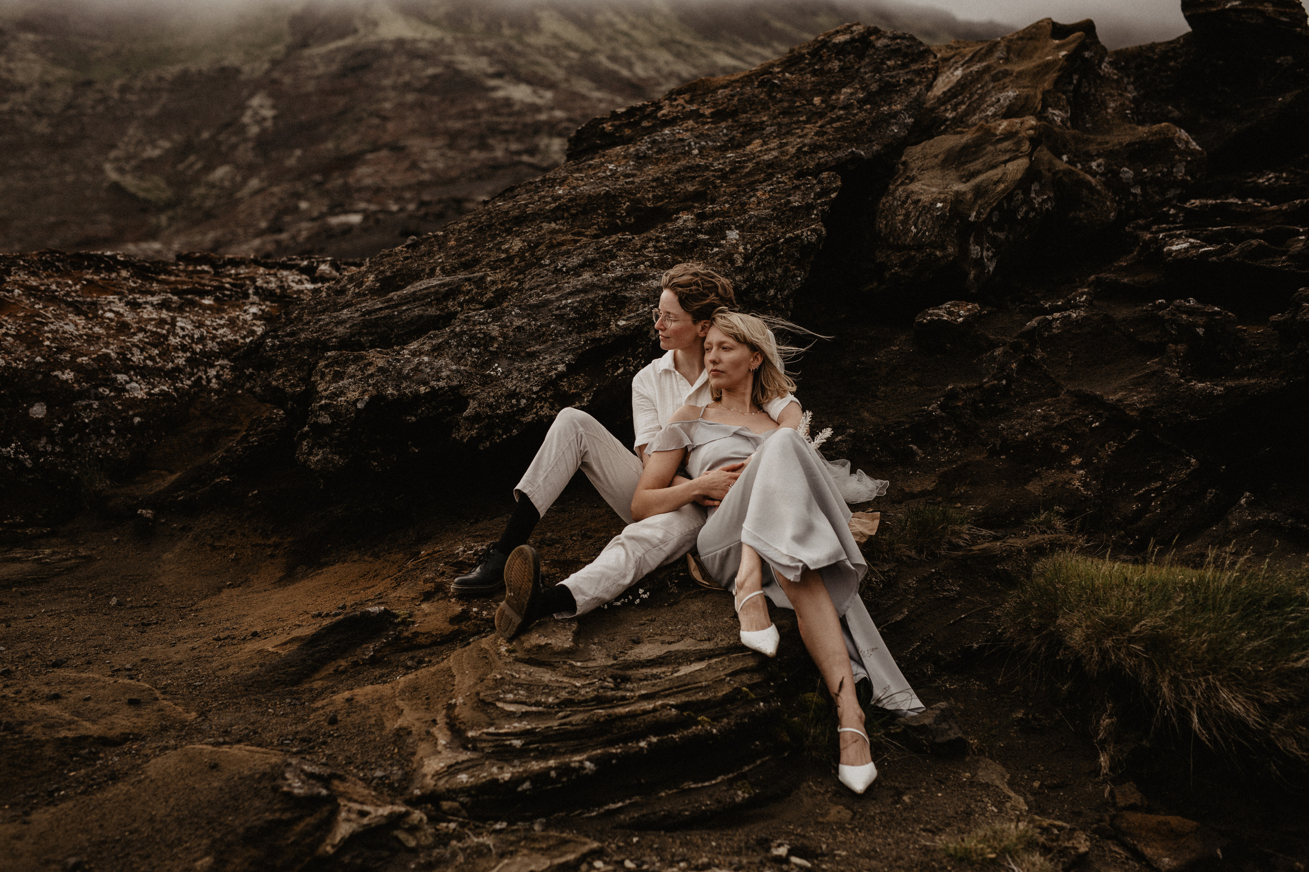 LGBT Elopement in Iceland. Iceland elopement photographer & videographer