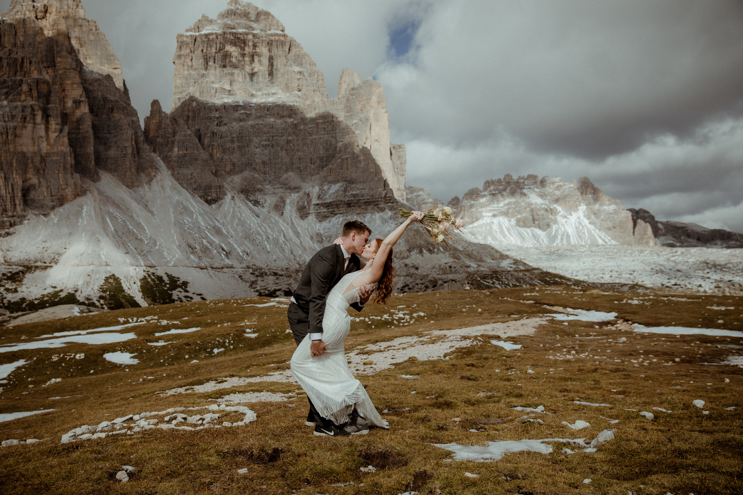 Italian Elopement in the Dolomites. Iceland elopement photographer & videographer