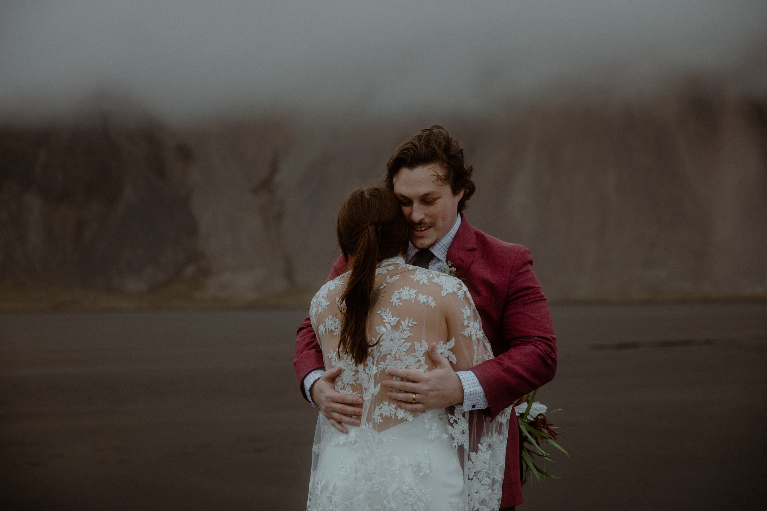 Secret hiking Elopement in Iceland. Iceland elopement photographer & videographer