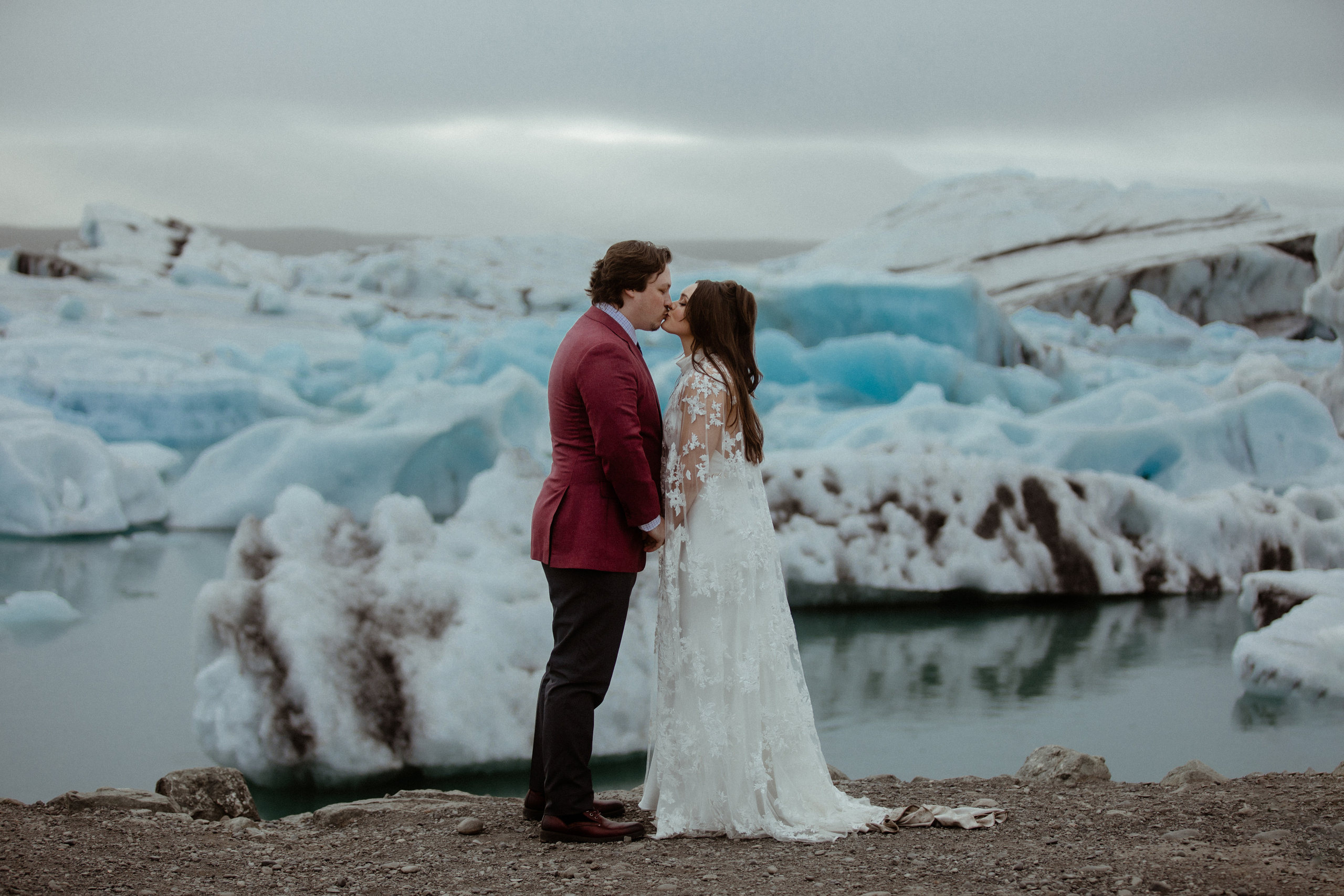 Secret hiking Elopement in Iceland. Iceland elopement photographer & videographer