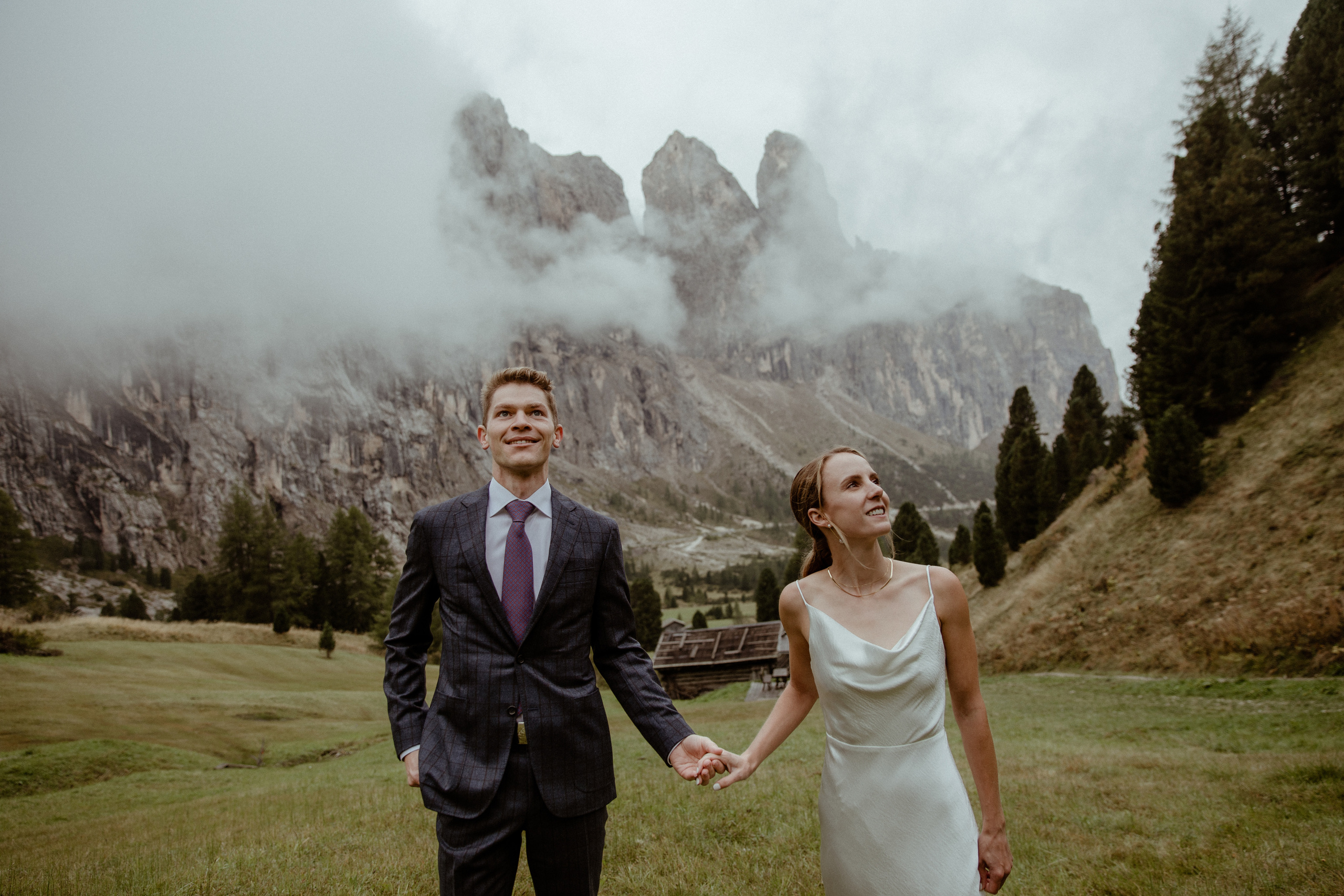 Intimate Wedding in the Dolomites. Iceland elopement photographer & videographer