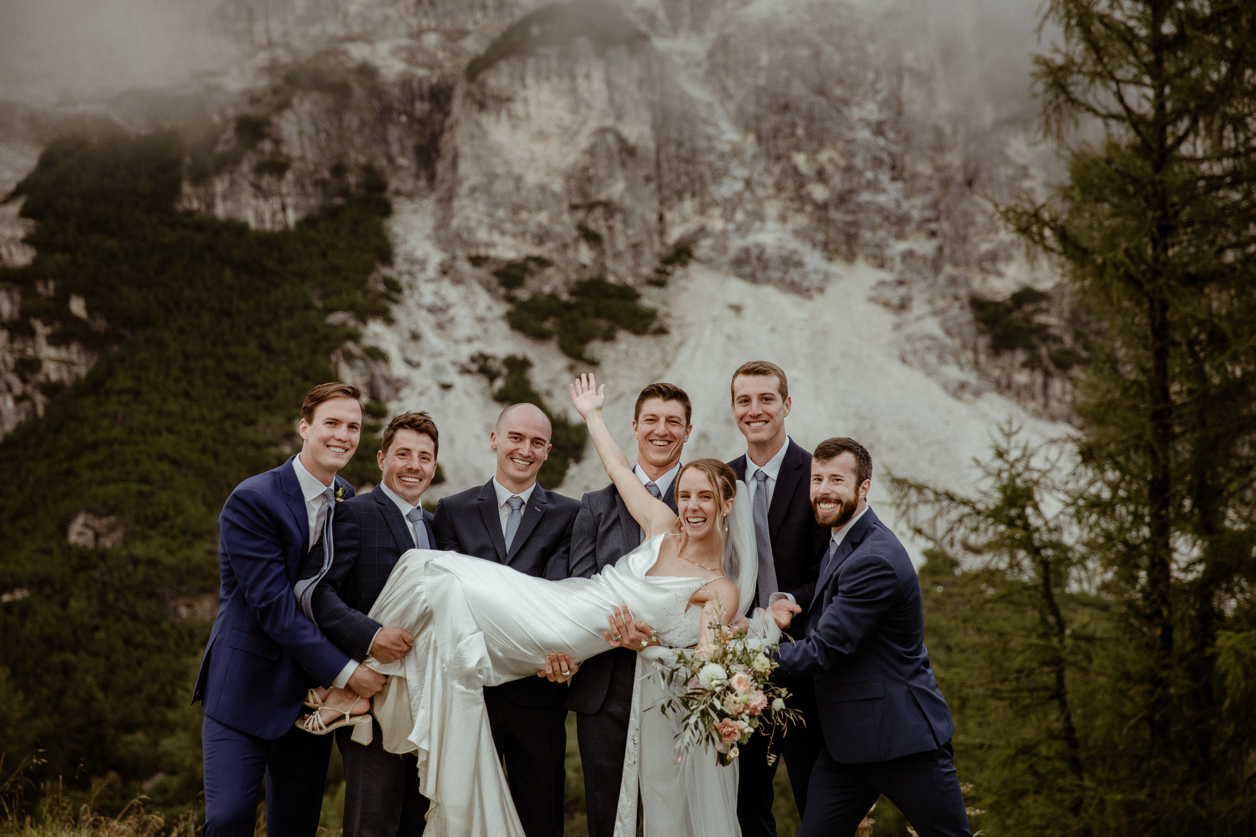 Intimate Wedding in the Dolomites. Iceland elopement photographer & videographer