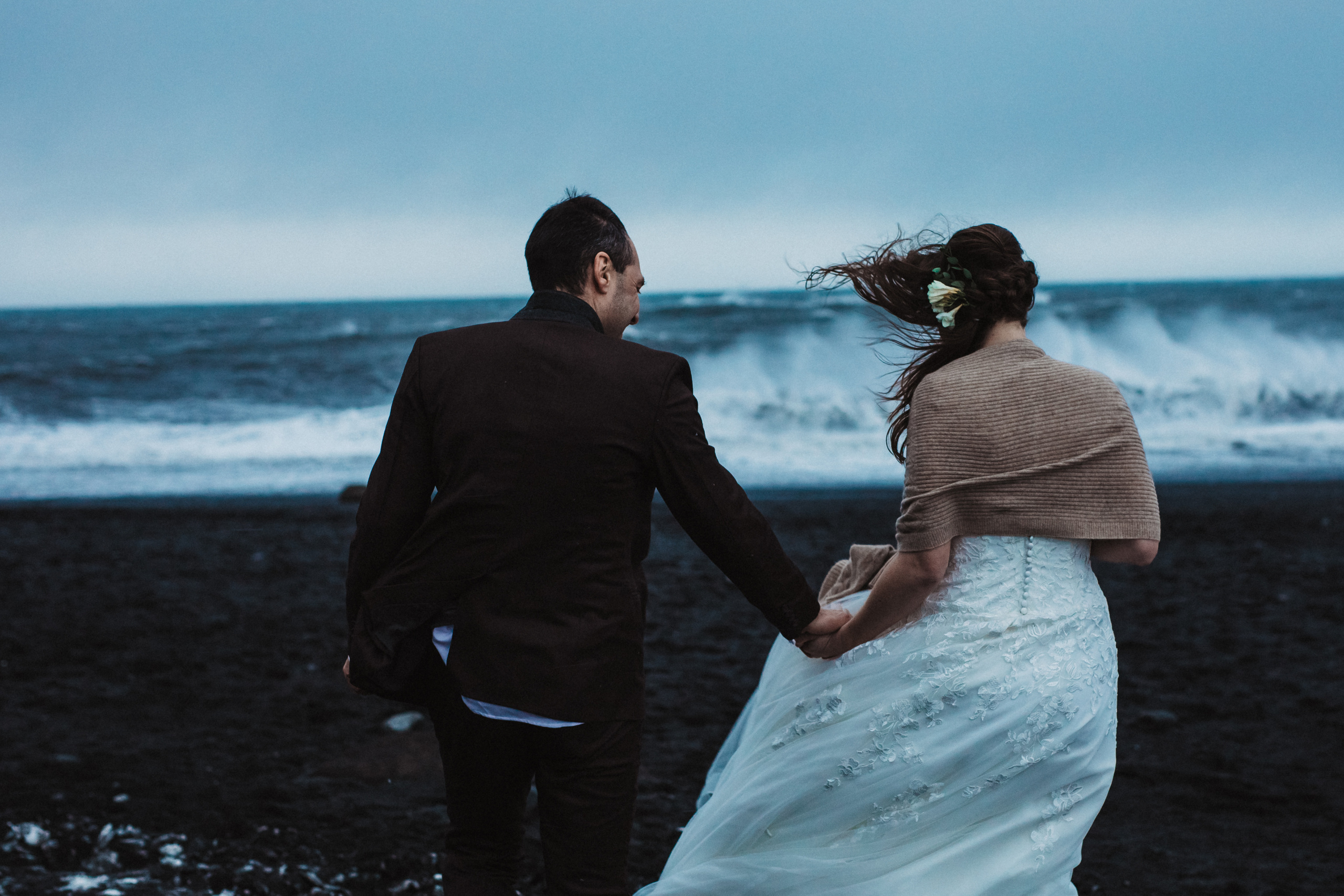 Winter Wedding in Iceland. Iceland elopement photographer & videographer
