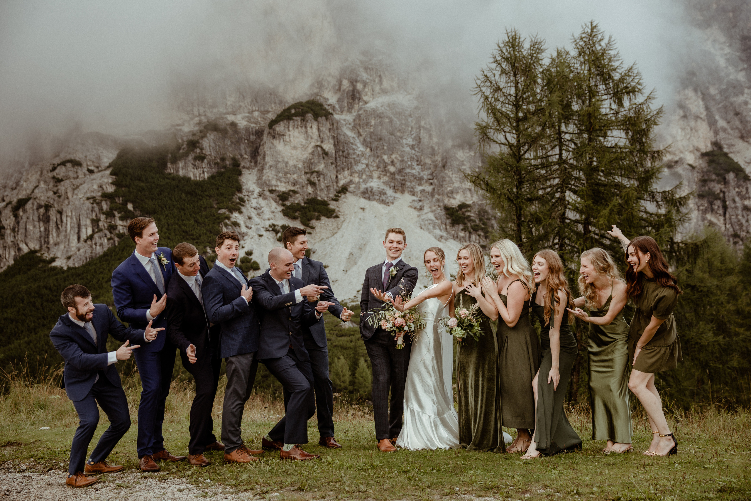 Intimate Wedding in the Dolomites. Iceland elopement photographer & videographer