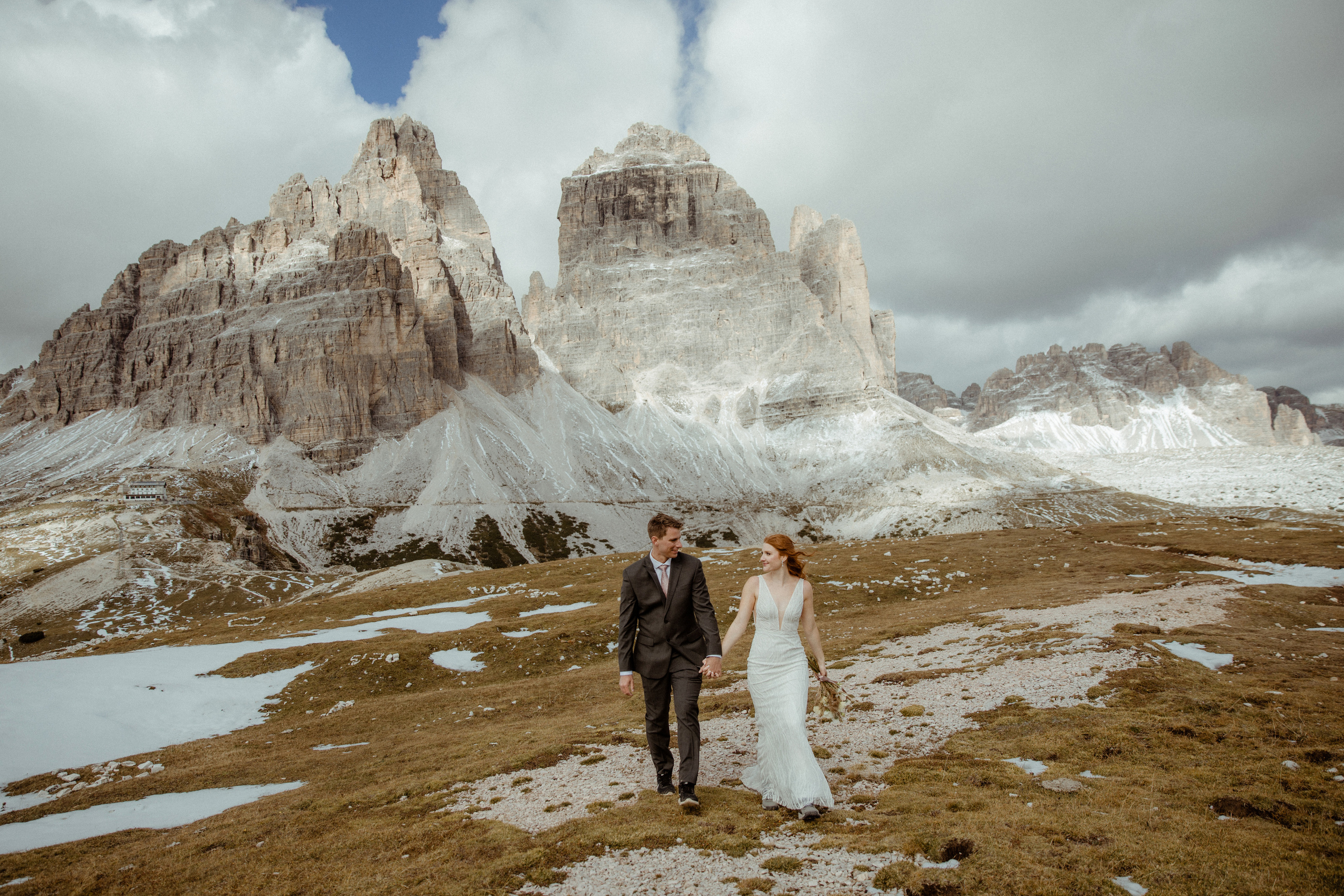 Italian Elopement in the Dolomites. Iceland elopement photographer & videographer