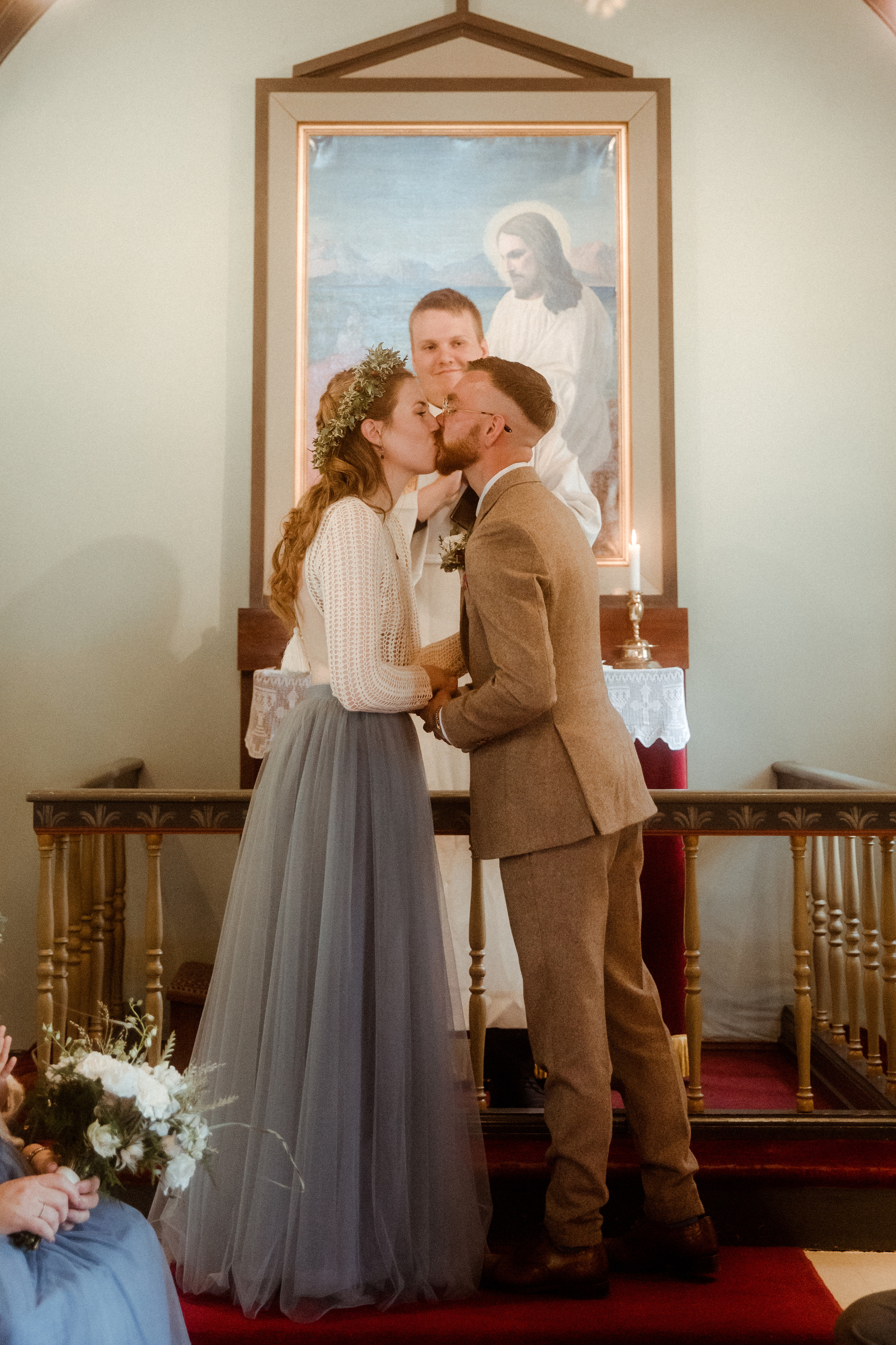 Iceland Secret Waterfall Elopement. Iceland elopement photographer & videographer