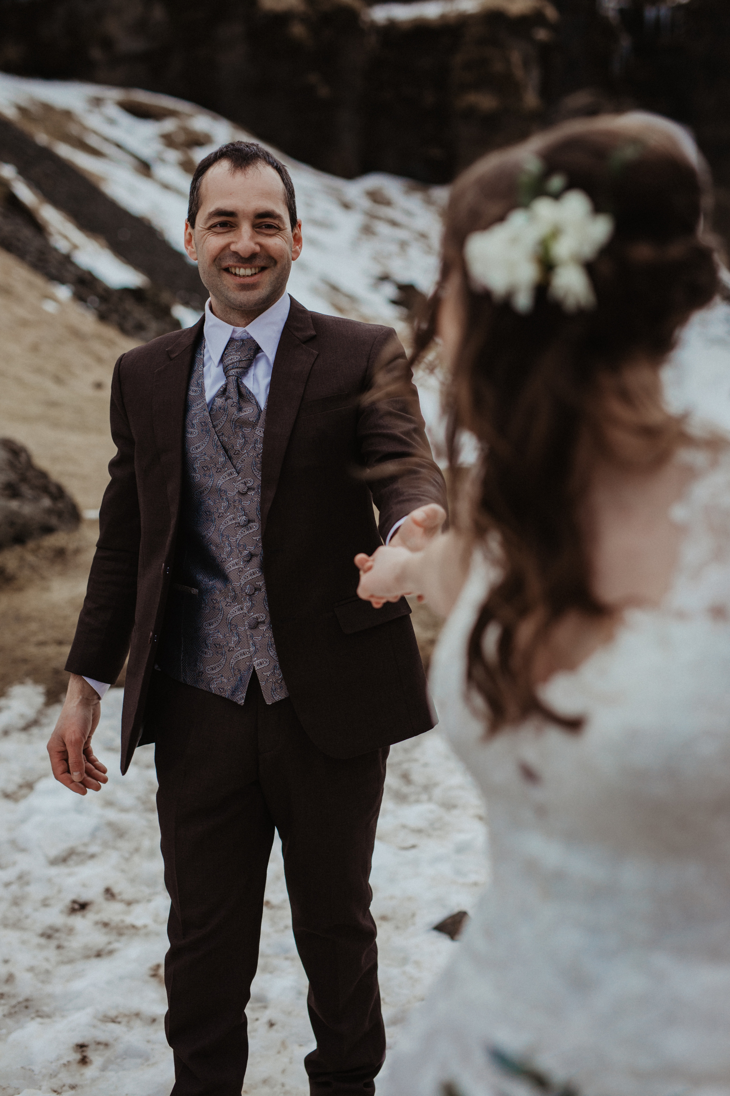 Winter Wedding in Iceland. Iceland elopement photographer & videographer