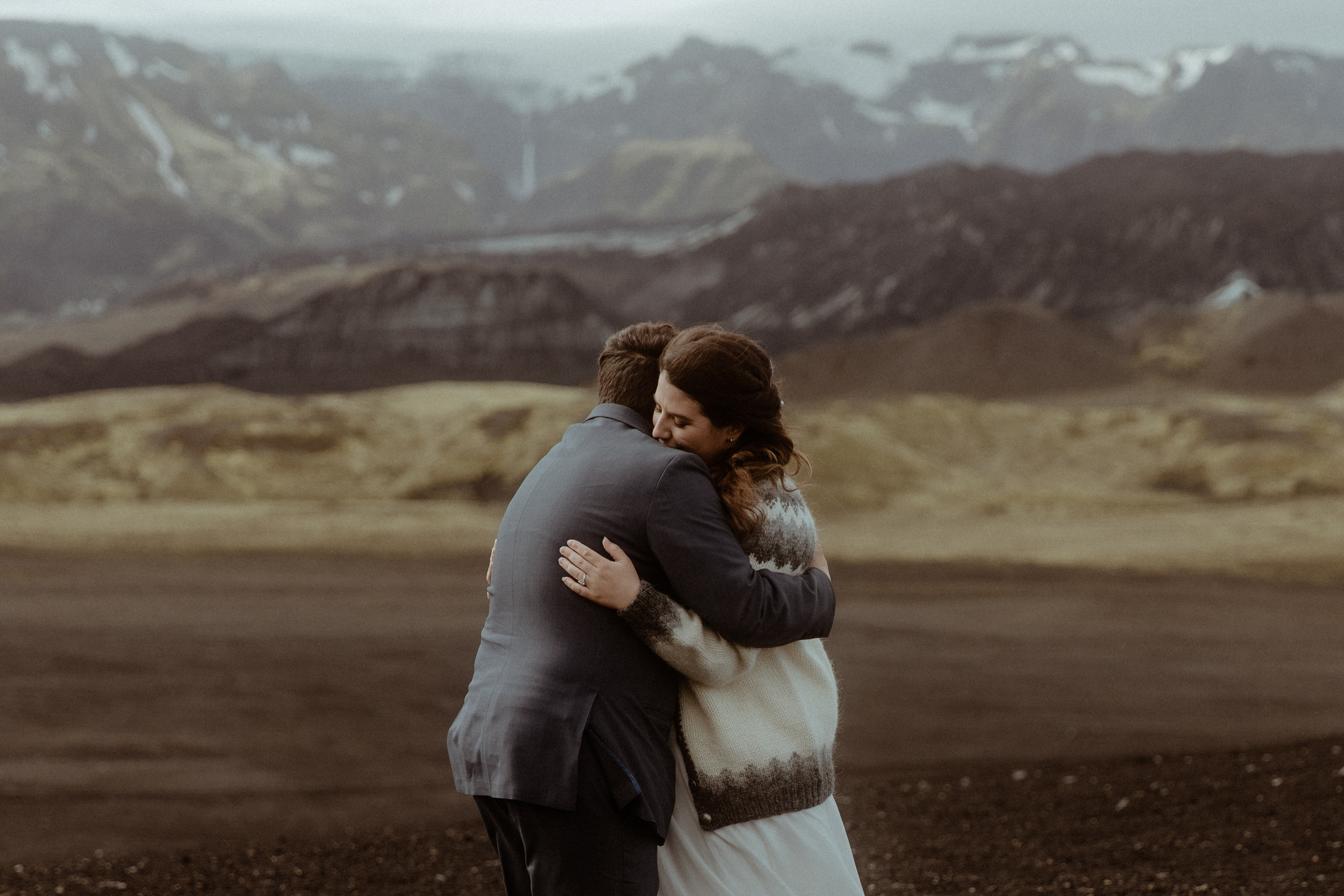 Private Black Sand Beach Elopement. Iceland elopement photographer & videographer