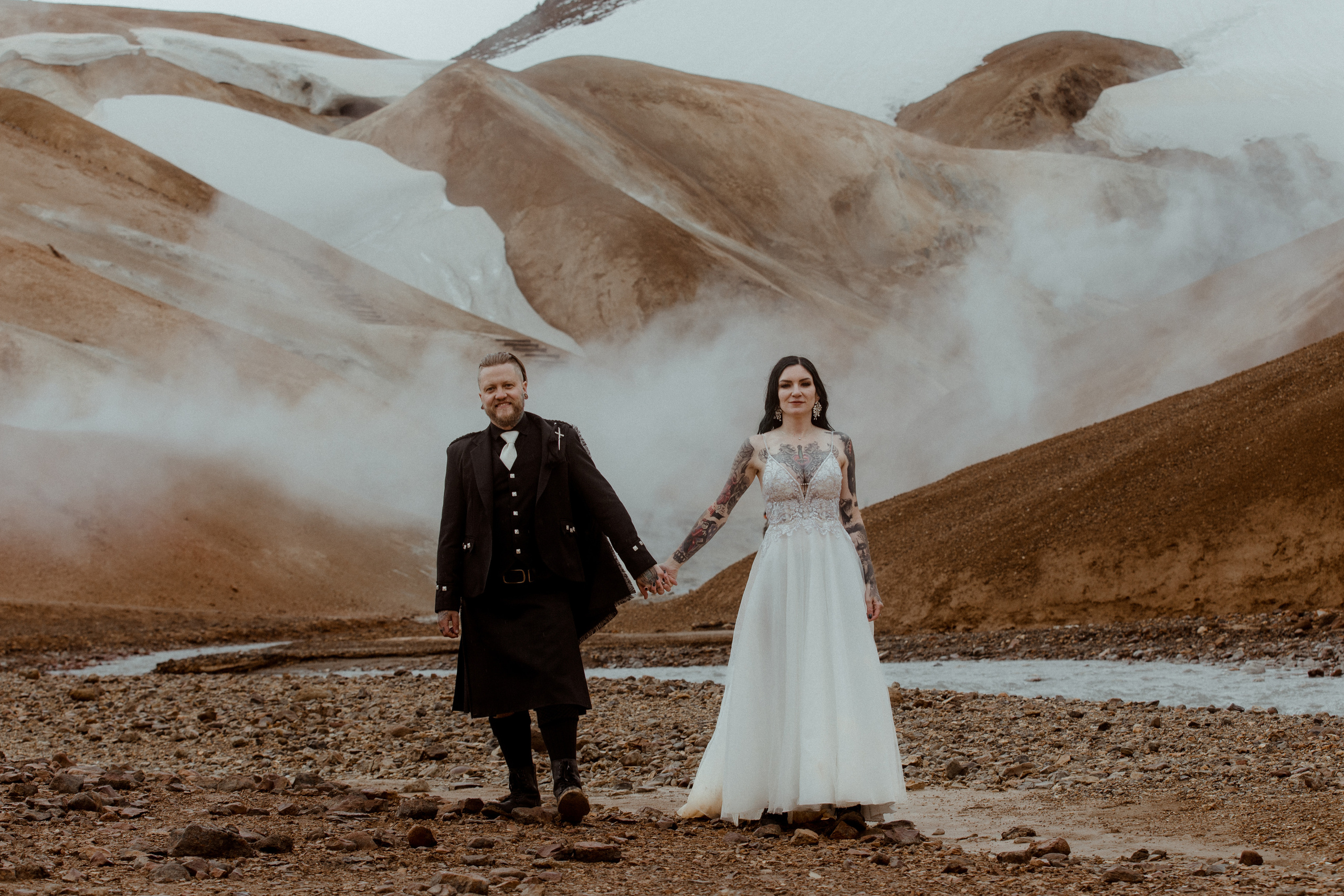 Wedding in Iceland’s Highlands. Iceland elopement photographer & videographer