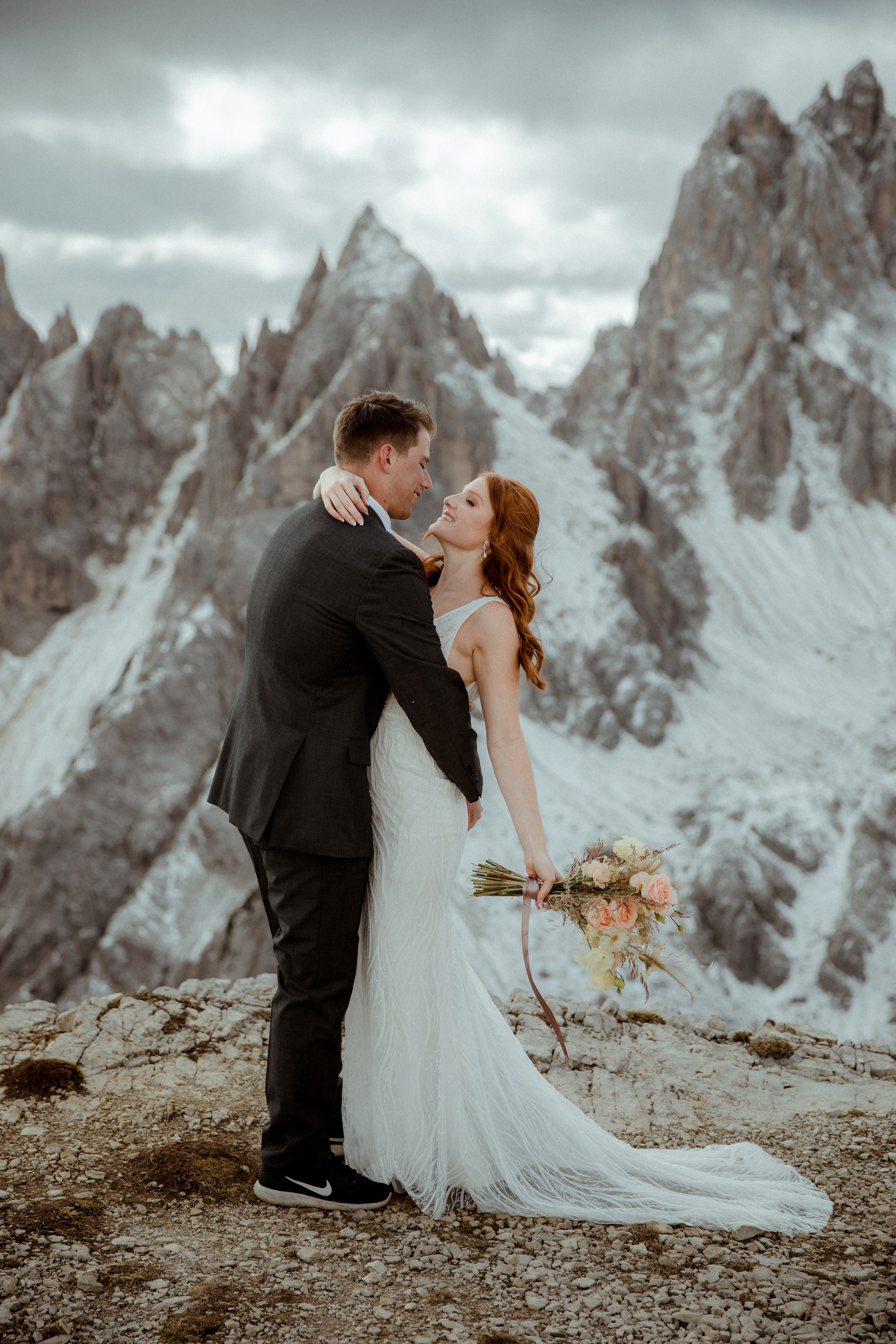 Italian Elopement in the Dolomites. Iceland elopement photographer & videographer