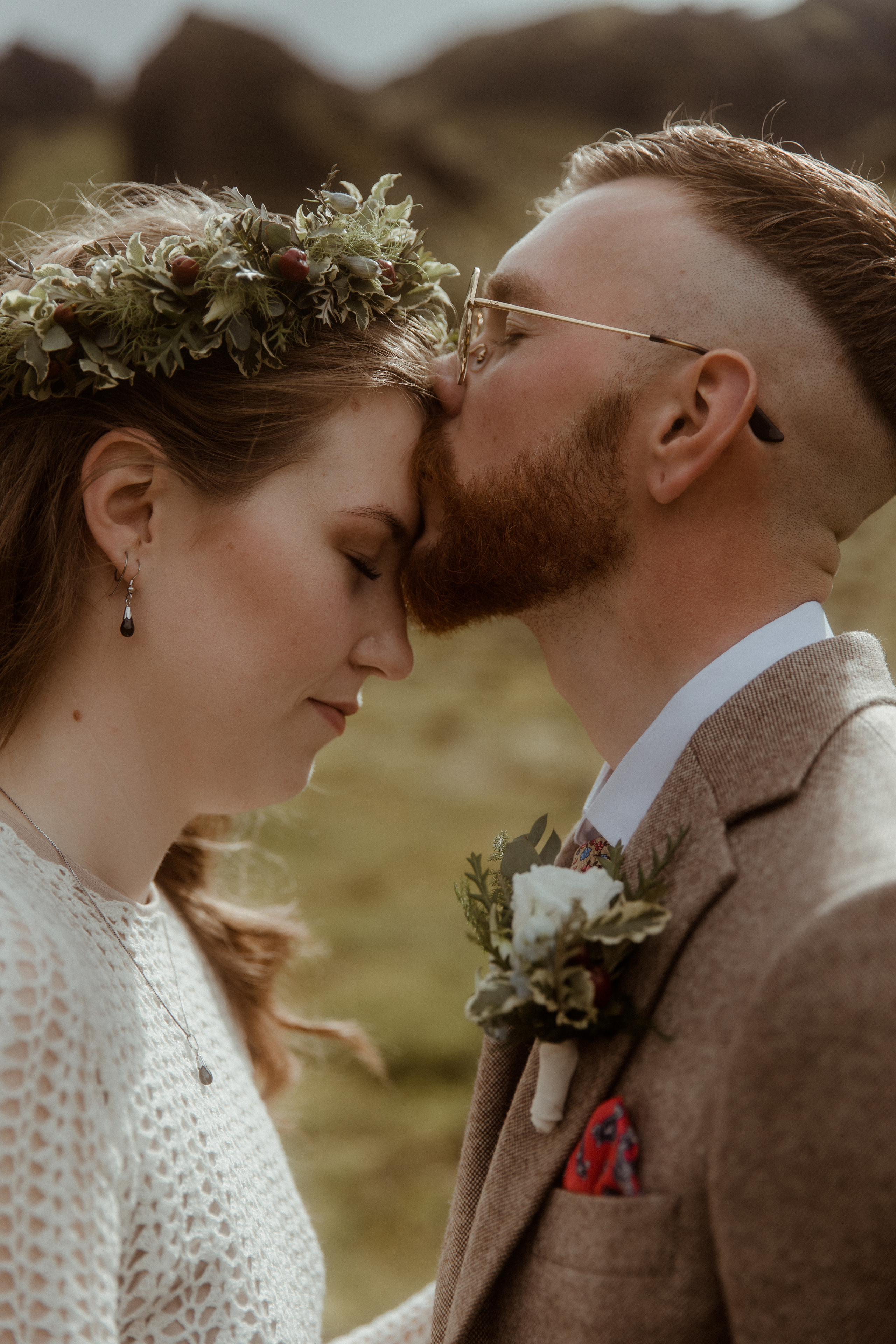 Iceland Secret Waterfall Elopement. Iceland elopement photographer & videographer