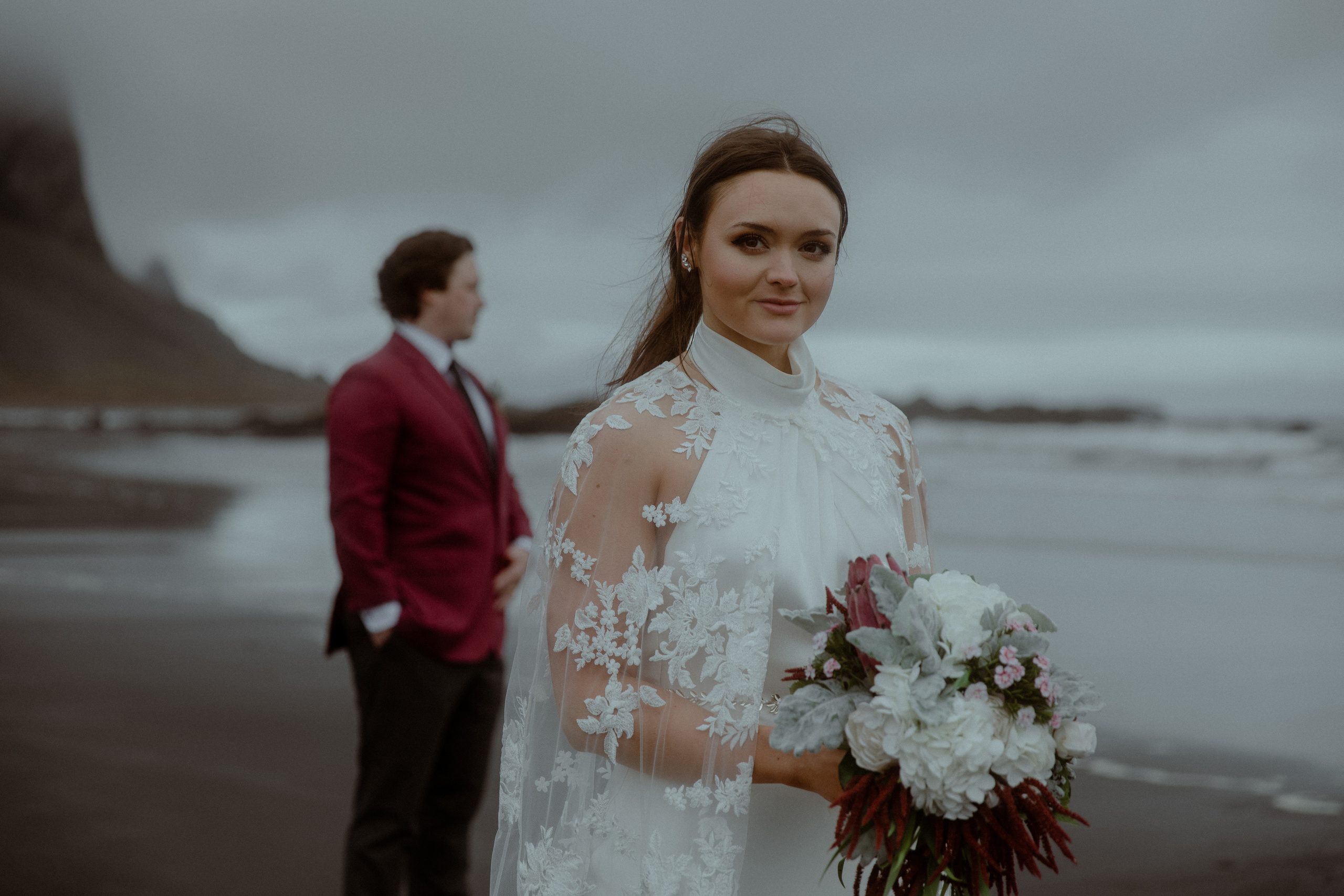 Secret hiking Elopement in Iceland. Iceland elopement photographer & videographer