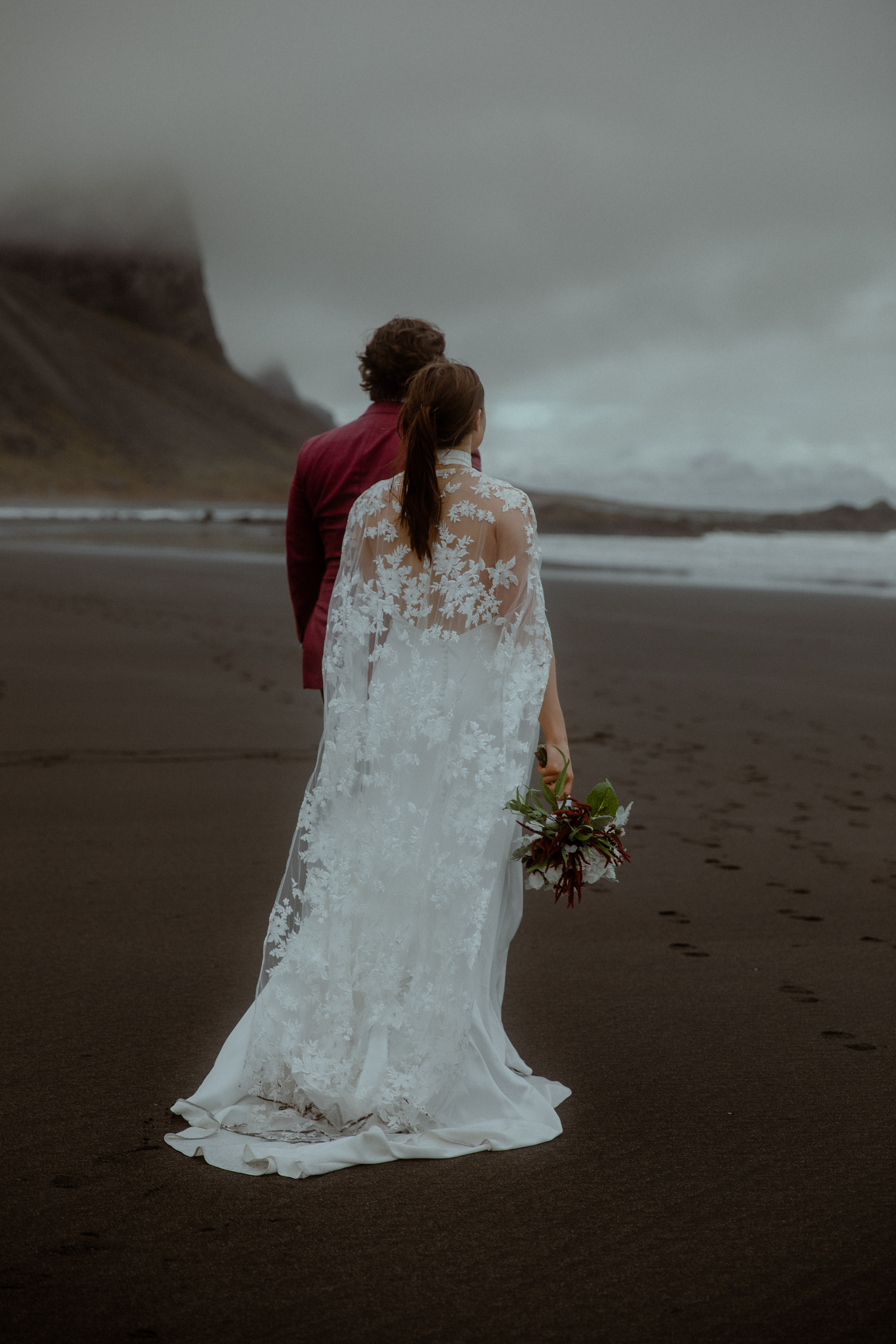 Secret hiking Elopement in Iceland. Iceland elopement photographer & videographer