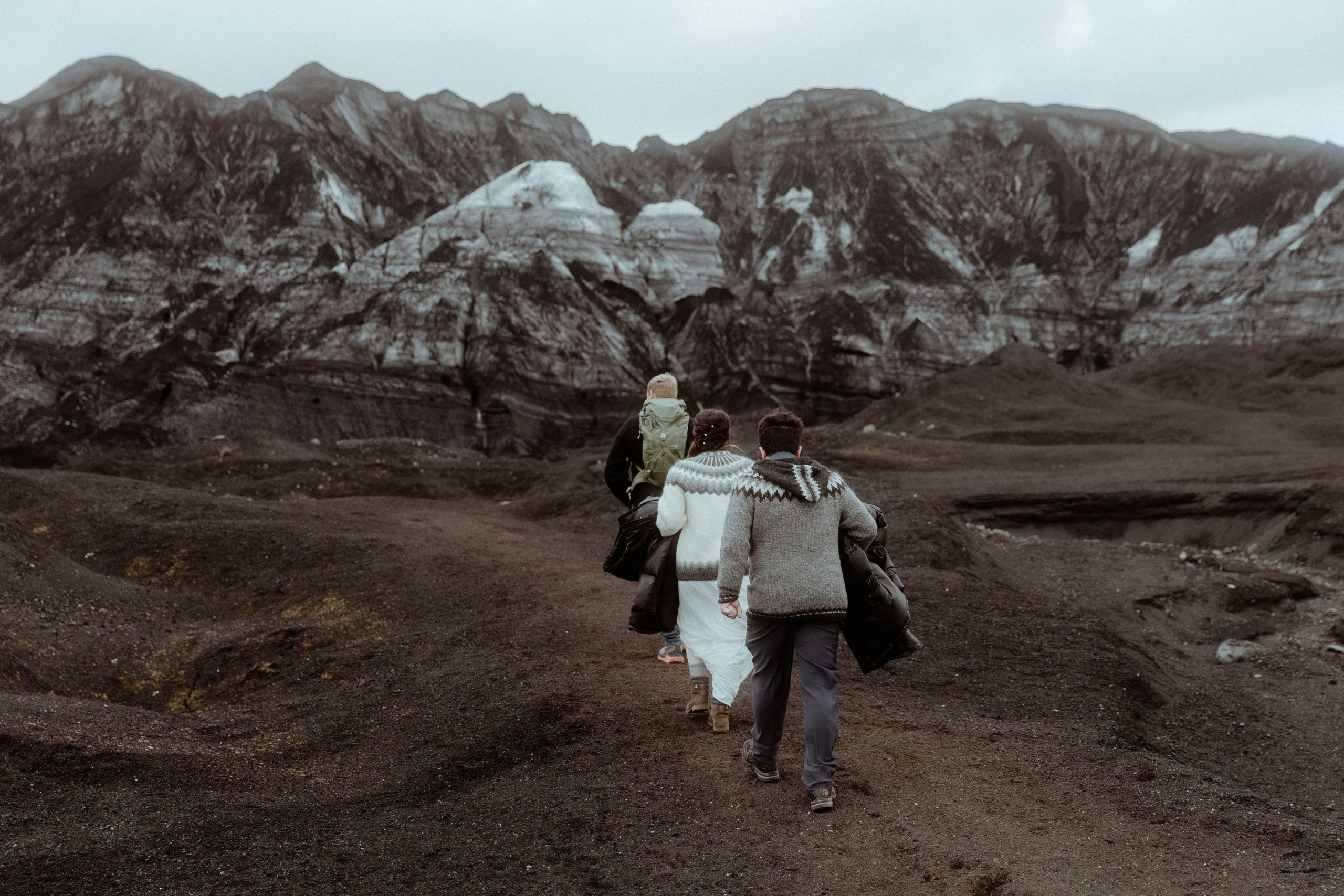 Private Black Sand Beach Elopement. Iceland elopement photographer & videographer