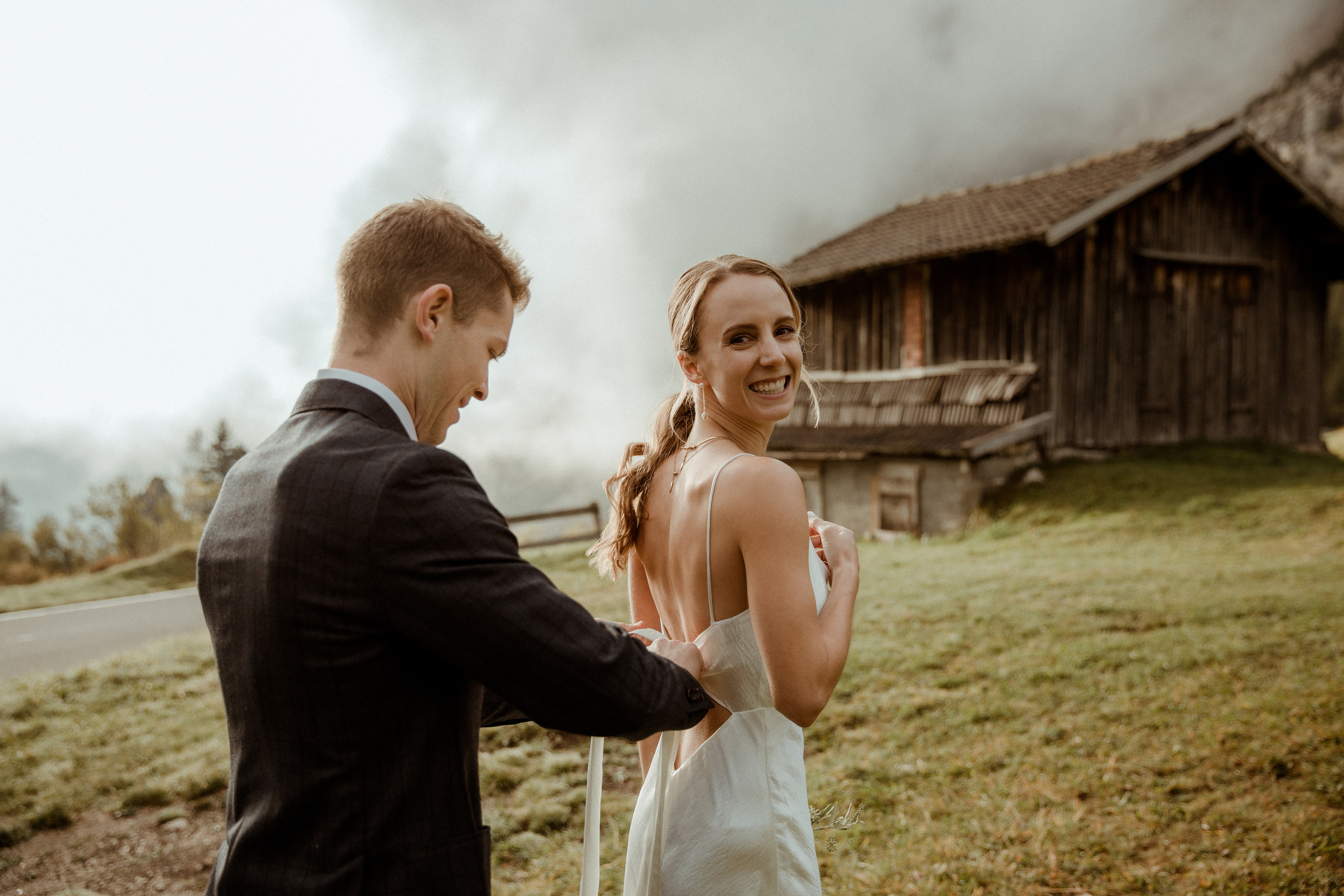 Intimate Wedding in the Dolomites. Iceland elopement photographer & videographer