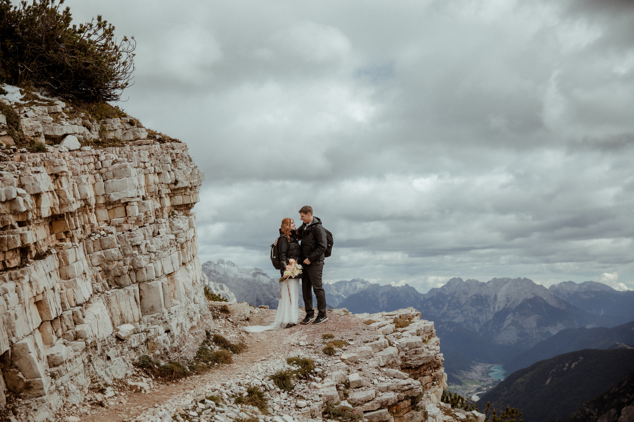 Italian Elopement in the Dolomites. Iceland elopement photographer & videographer