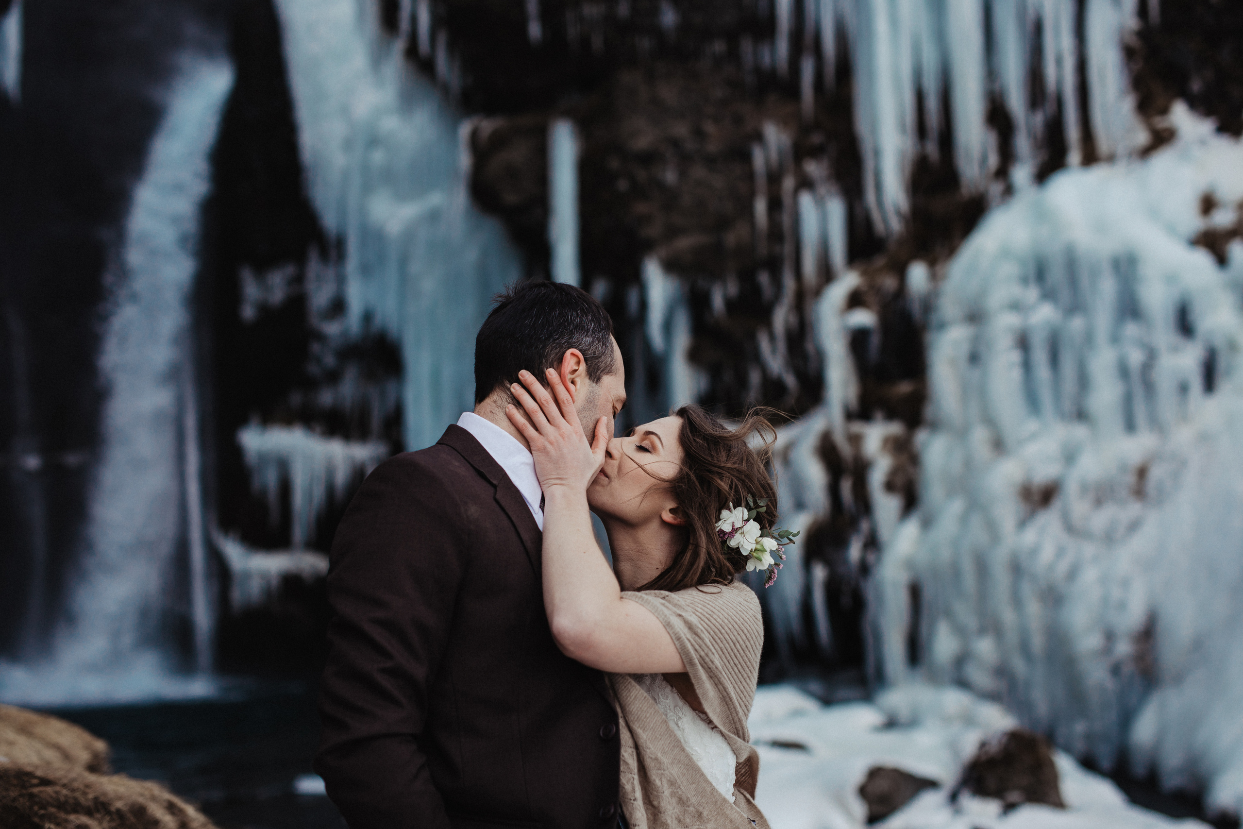 Winter Wedding in Iceland. Iceland elopement photographer & videographer