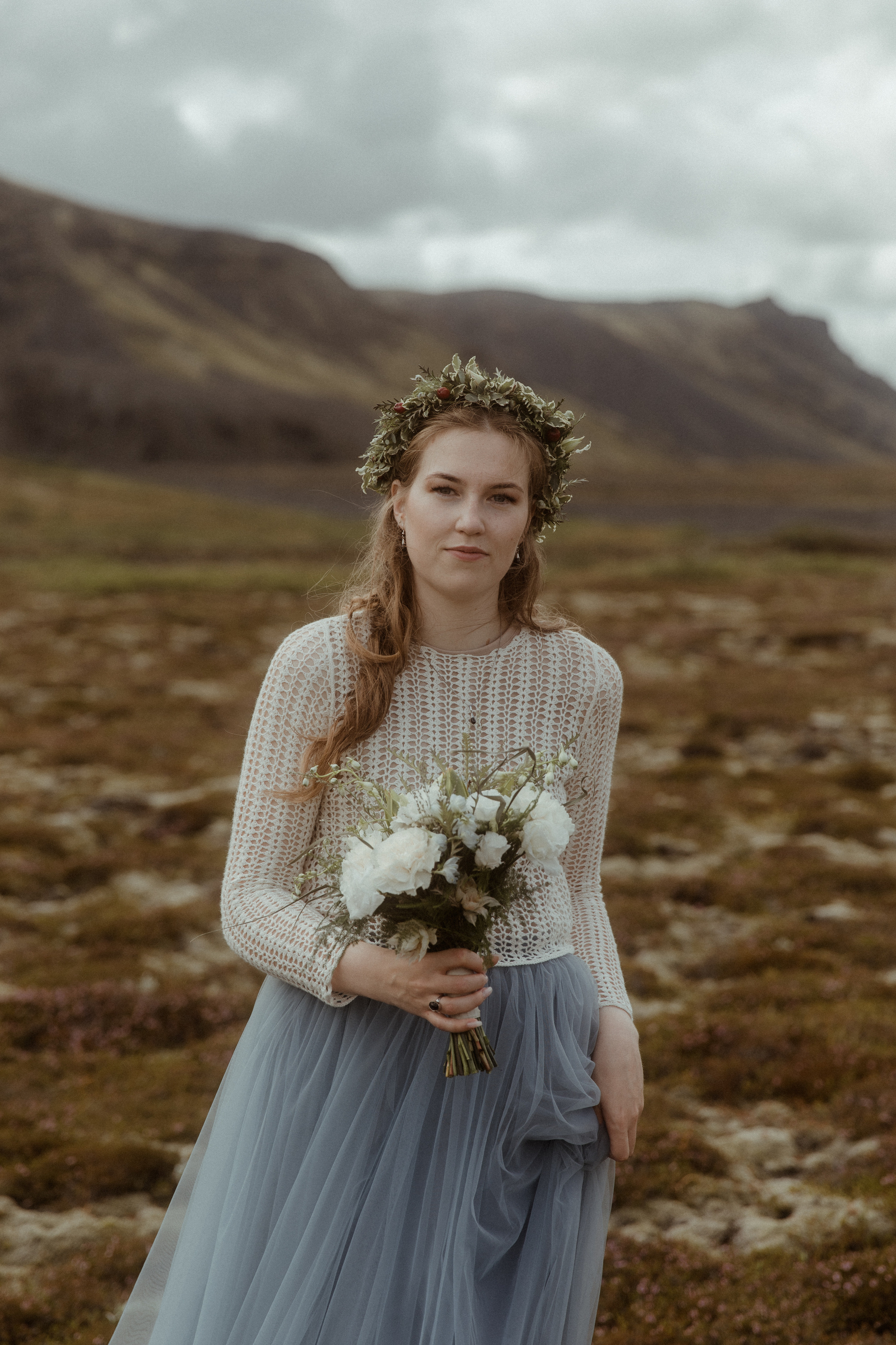 Iceland Secret Waterfall Elopement. Iceland elopement photographer & videographer