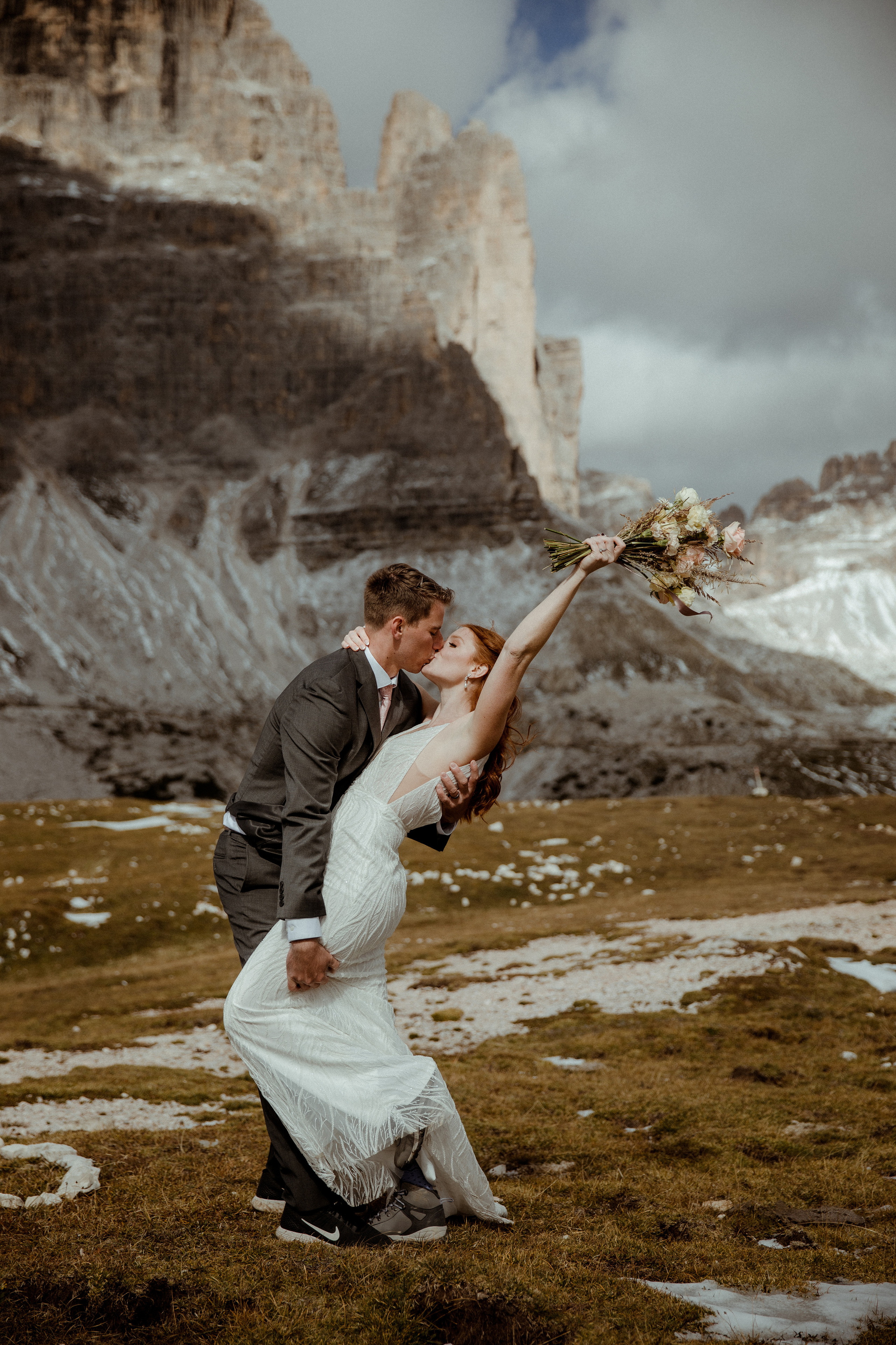 Italian Elopement in the Dolomites. Iceland elopement photographer & videographer