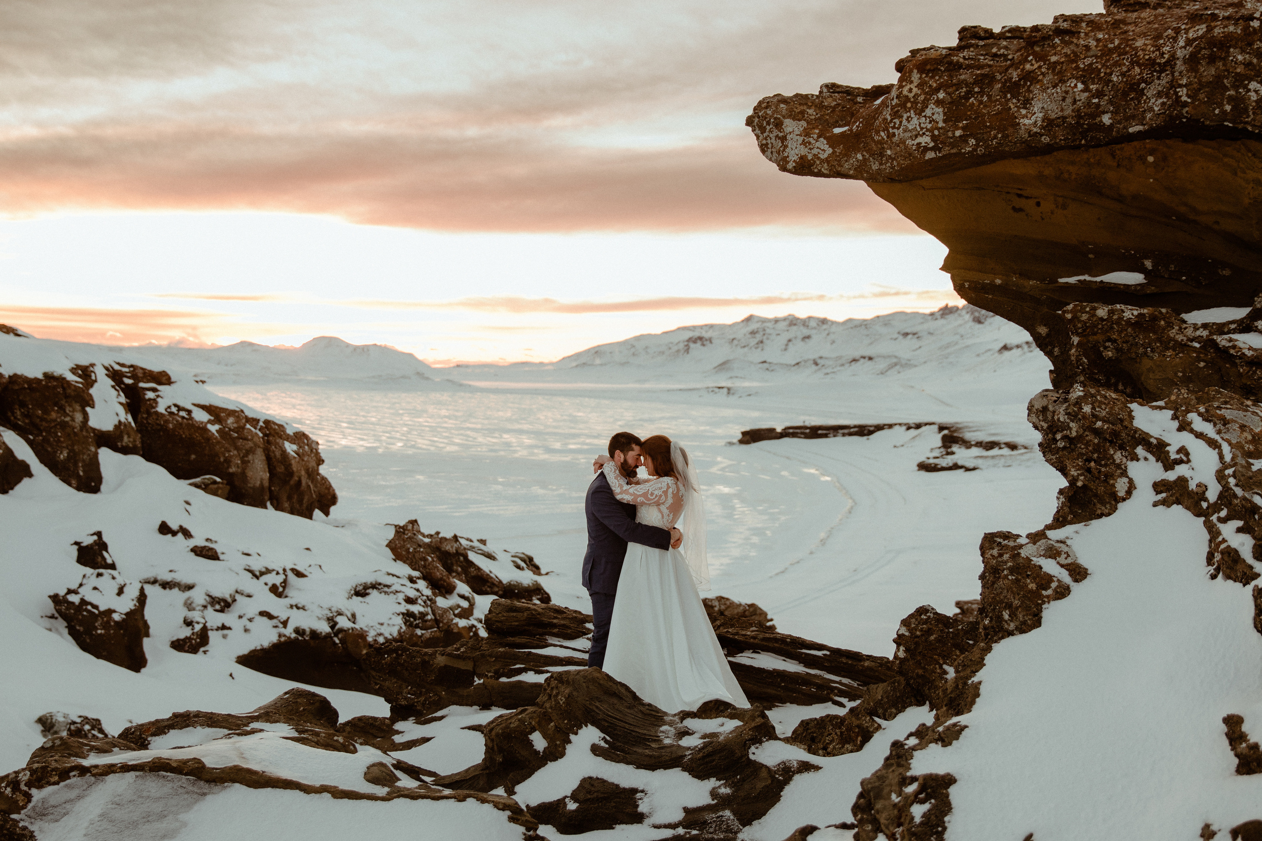 Golden Hour Elopement in Iceland. Iceland elopement photographer & videographer