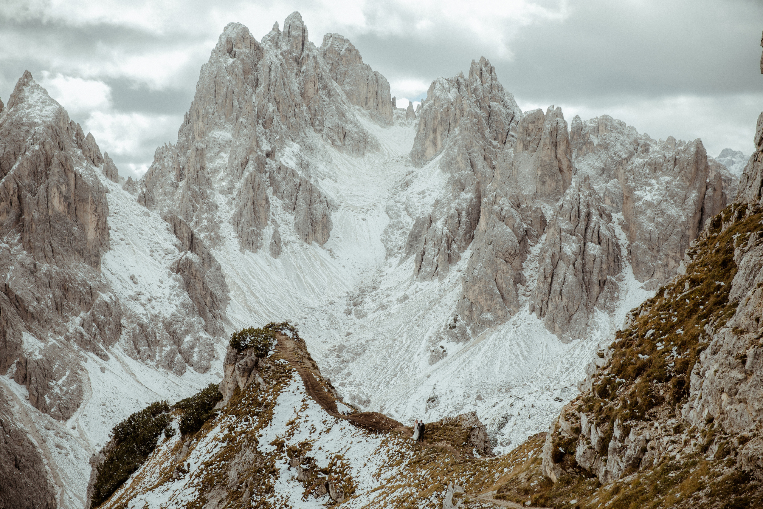 Italian Elopement in the Dolomites. Iceland elopement photographer & videographer