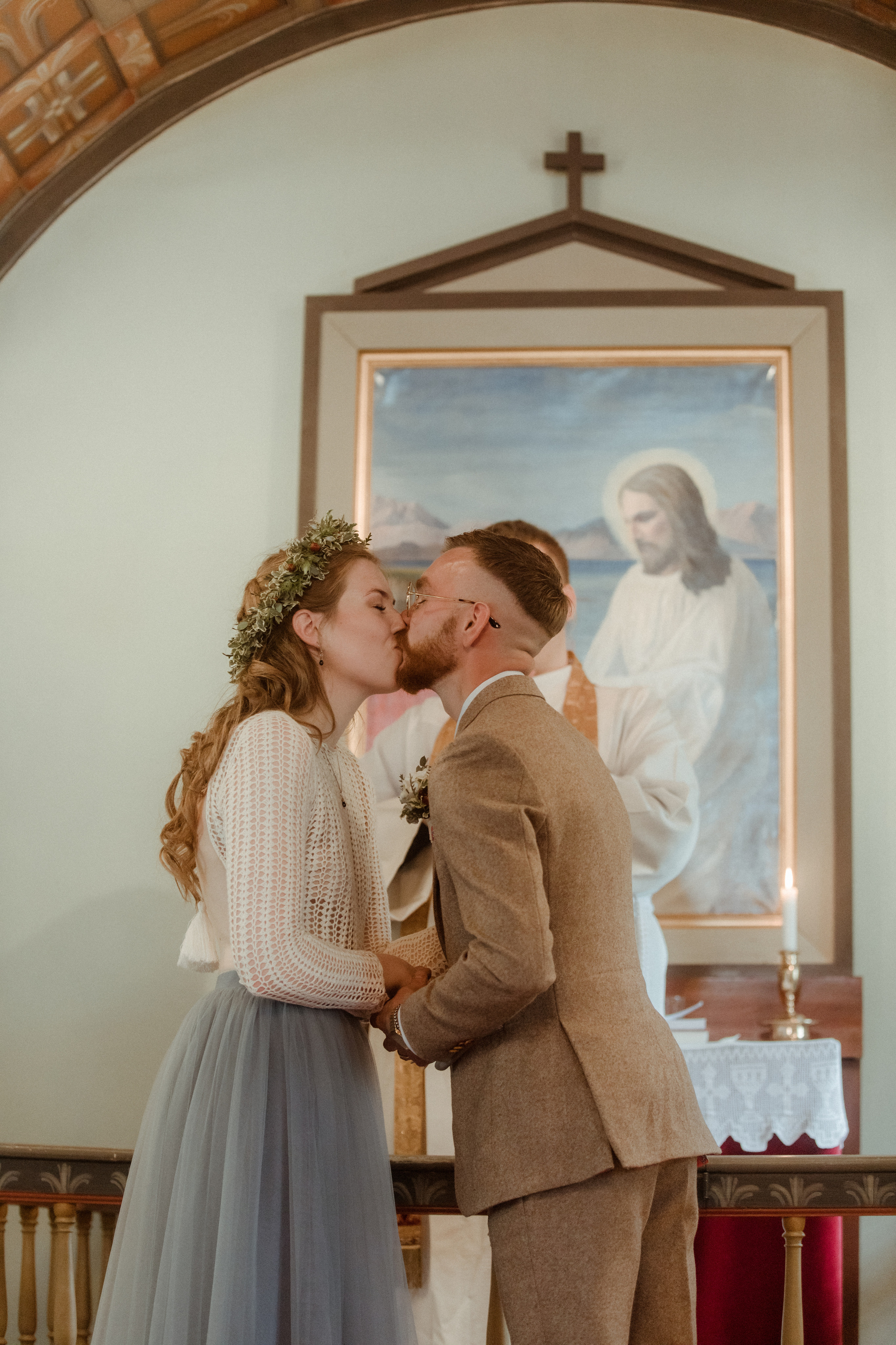 Iceland Secret Waterfall Elopement. Iceland elopement photographer & videographer