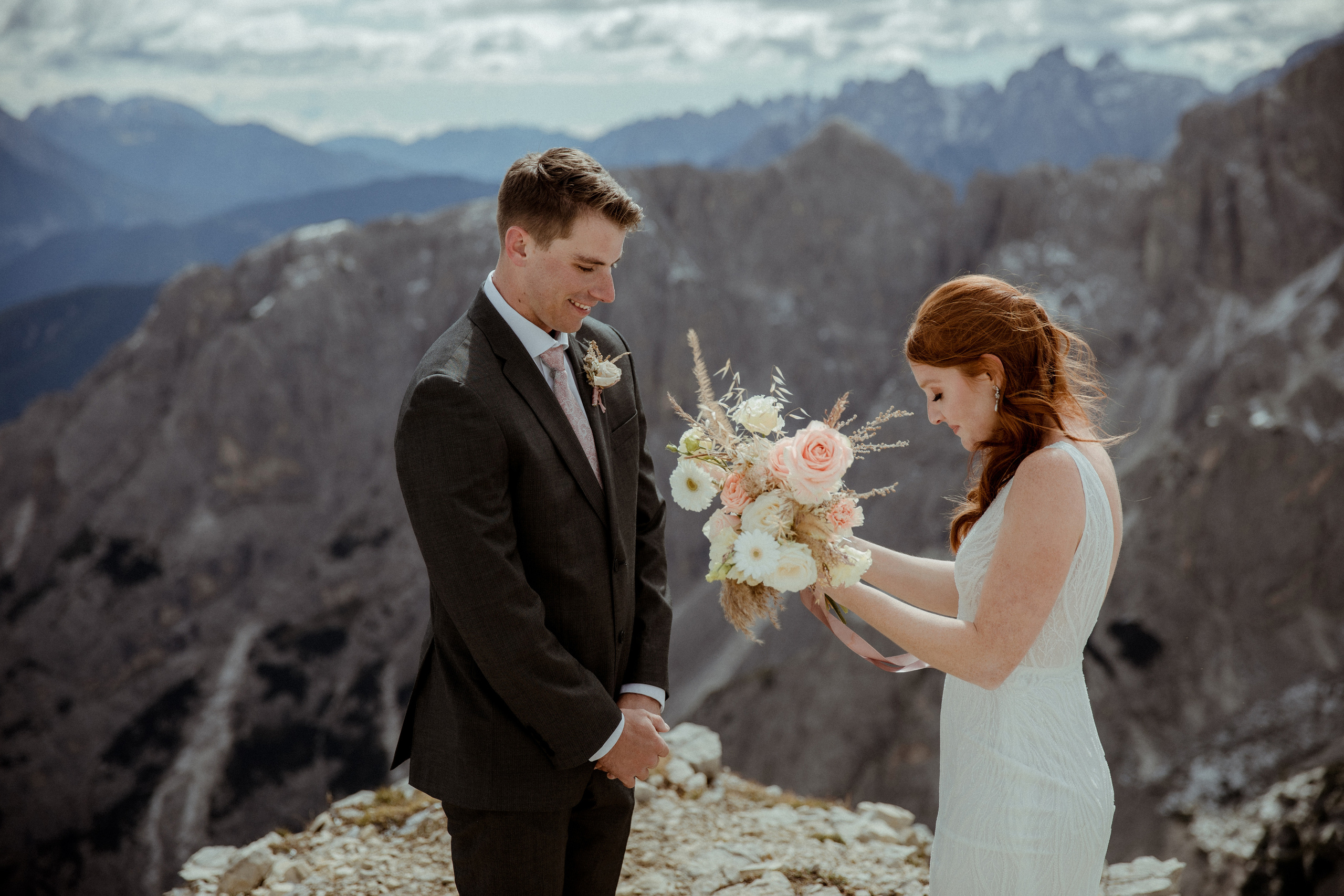 Italian Elopement in the Dolomites. Iceland elopement photographer & videographer