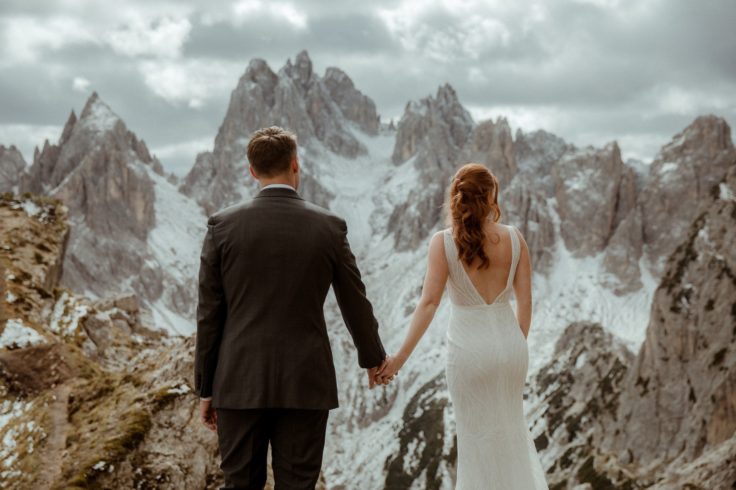 Italian Elopement in the Dolomites. Iceland elopement photographer & videographer
