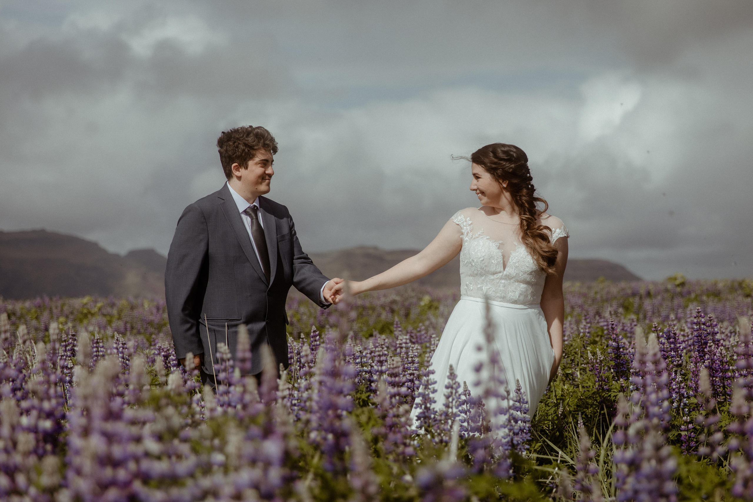 Private Black Sand Beach Elopement. Iceland elopement photographer & videographer