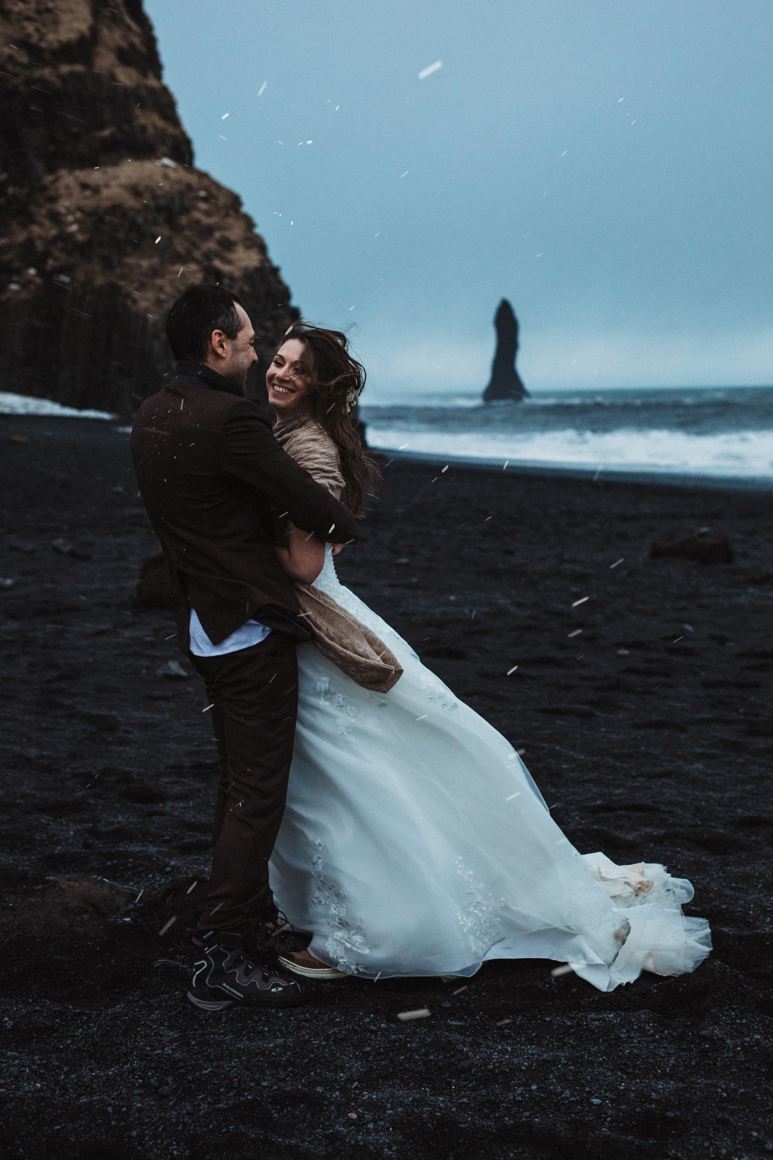 Winter Wedding in Iceland. Iceland elopement photographer & videographer