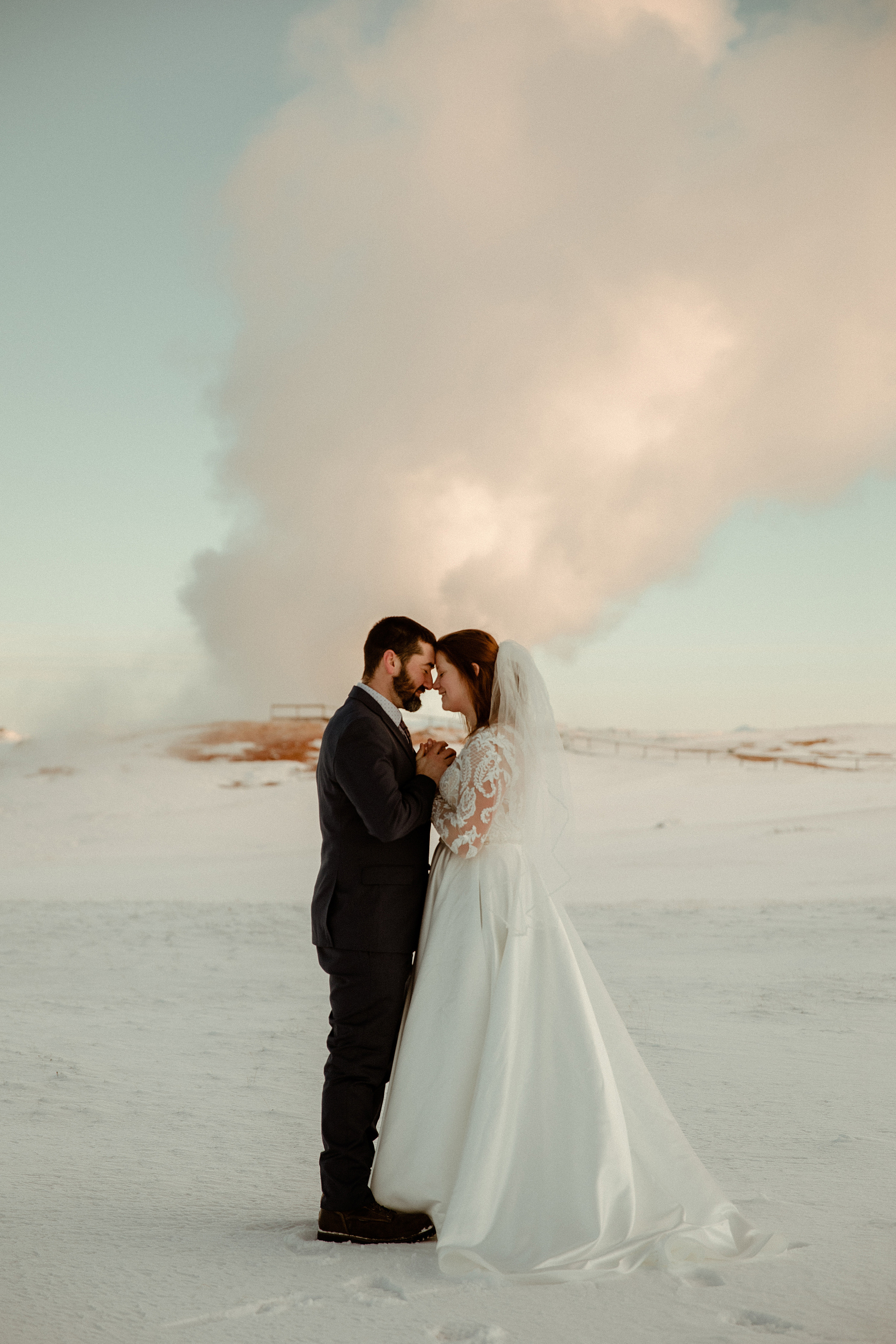 Golden Hour Elopement in Iceland. Iceland elopement photographer & videographer