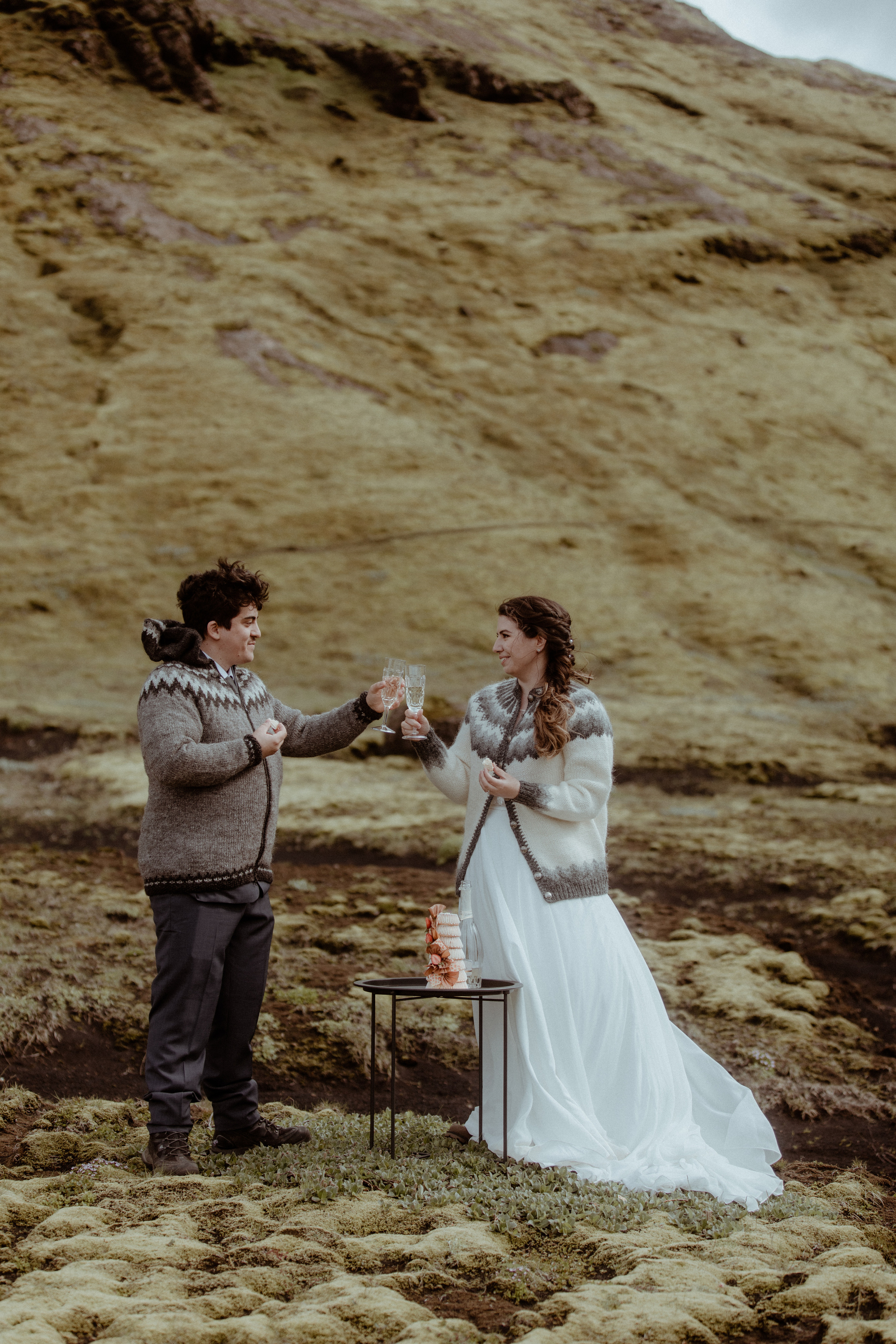 Private Black Sand Beach Elopement. Iceland elopement photographer & videographer