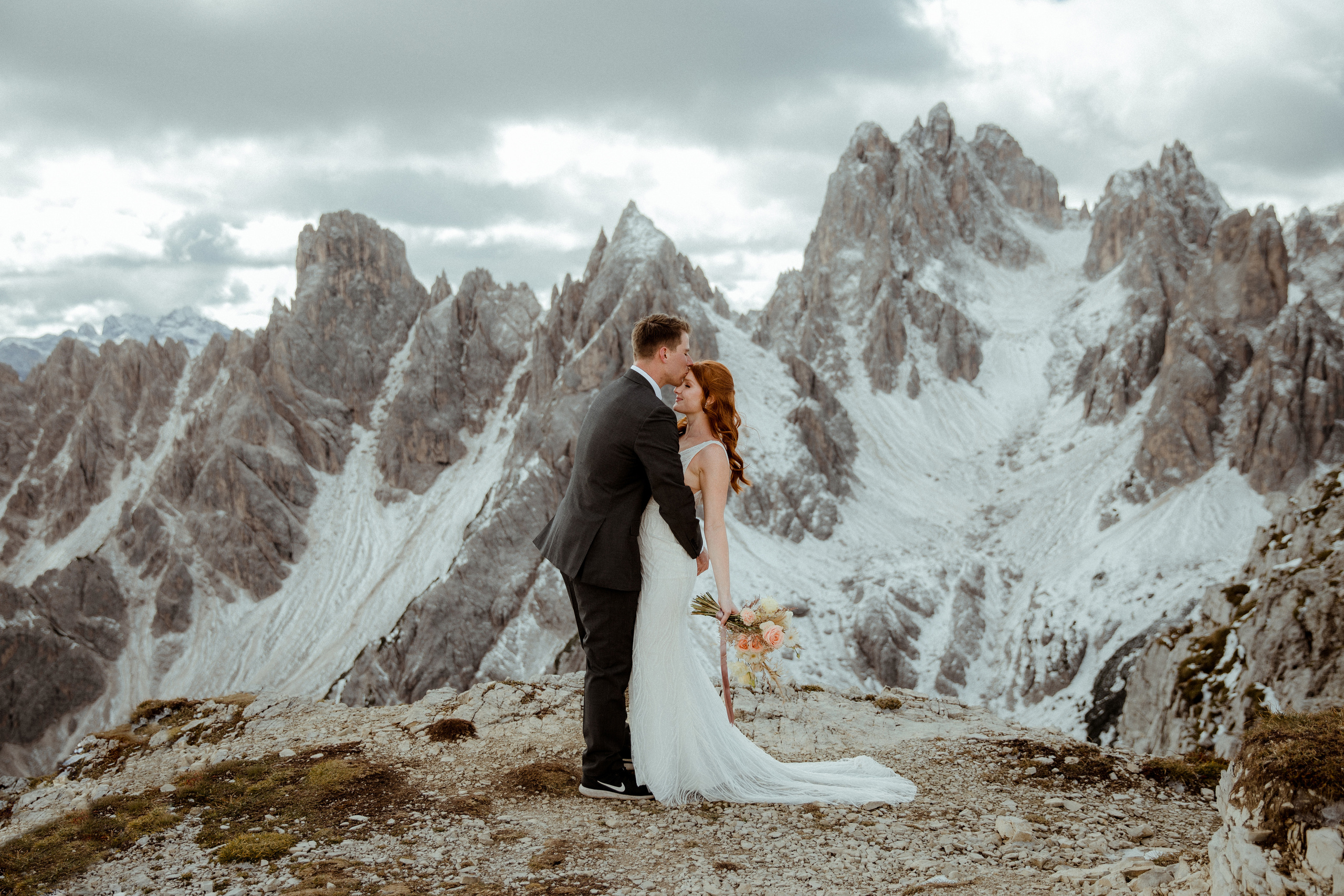 Italian Elopement in the Dolomites. Iceland elopement photographer & videographer