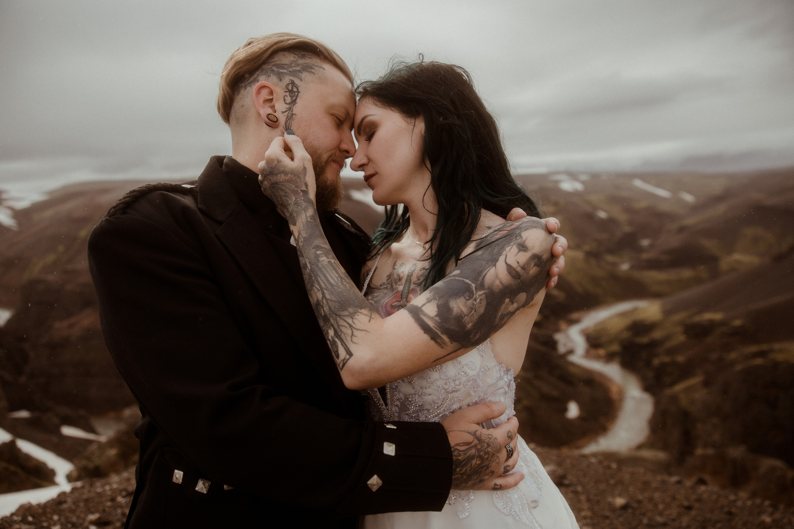 Wedding in Iceland’s Highlands. Iceland elopement photographer & videographer