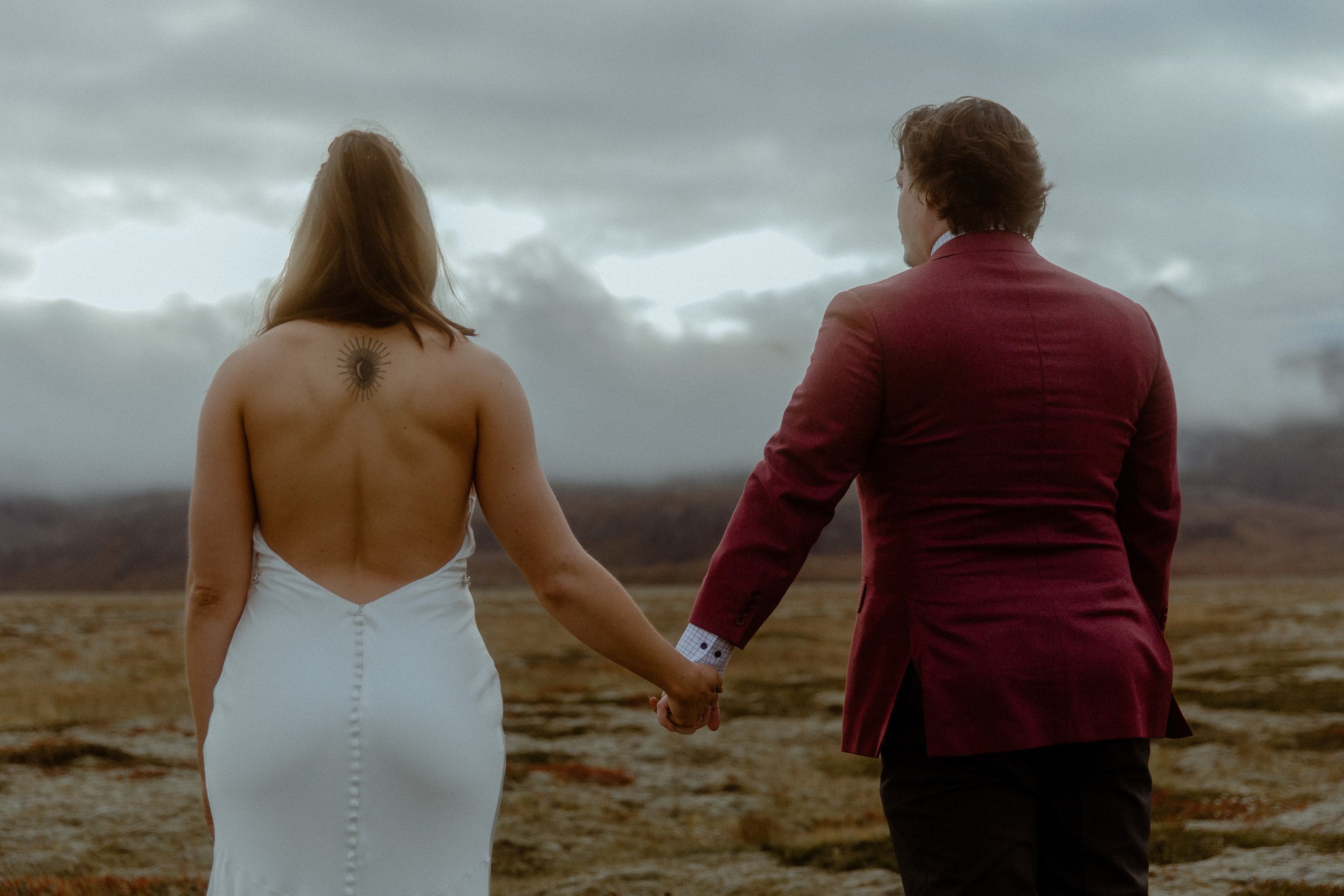 Secret hiking Elopement in Iceland. Iceland elopement photographer & videographer