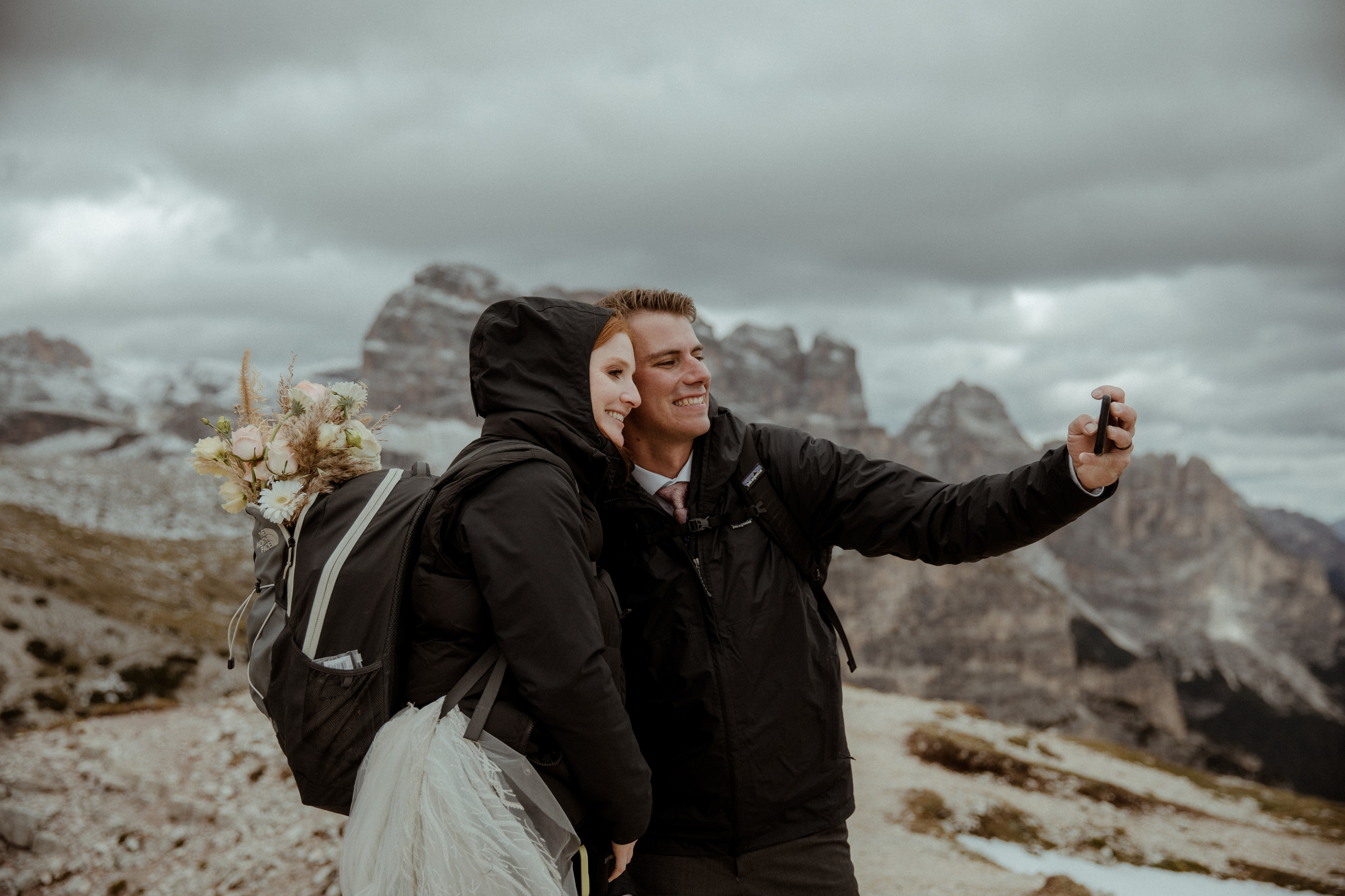 Italian Elopement in the Dolomites. Iceland elopement photographer & videographer