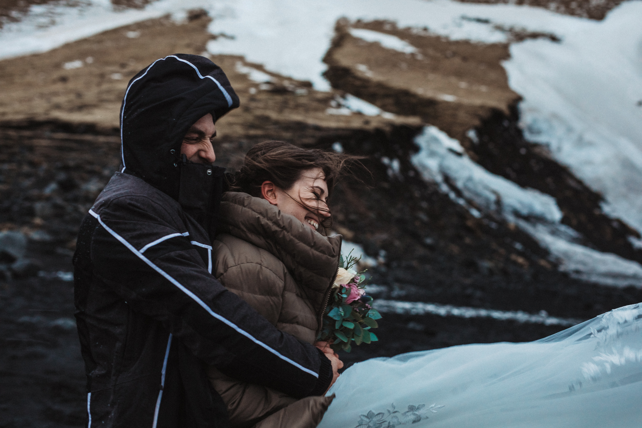Winter Wedding in Iceland. Iceland elopement photographer & videographer