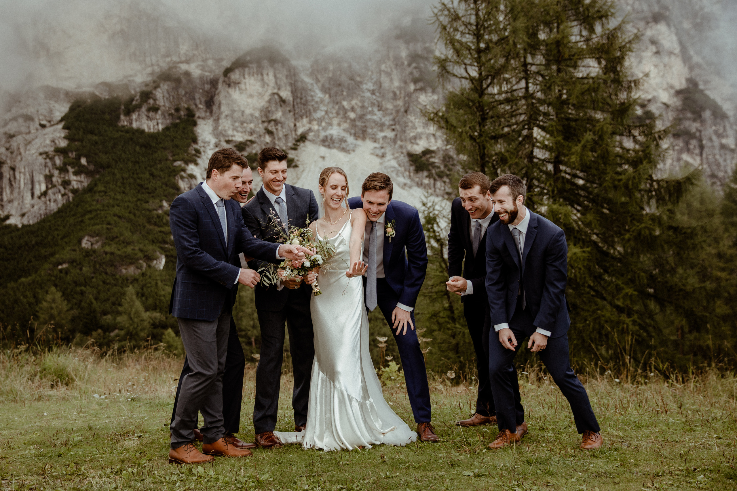 Intimate Wedding in the Dolomites. Iceland elopement photographer & videographer