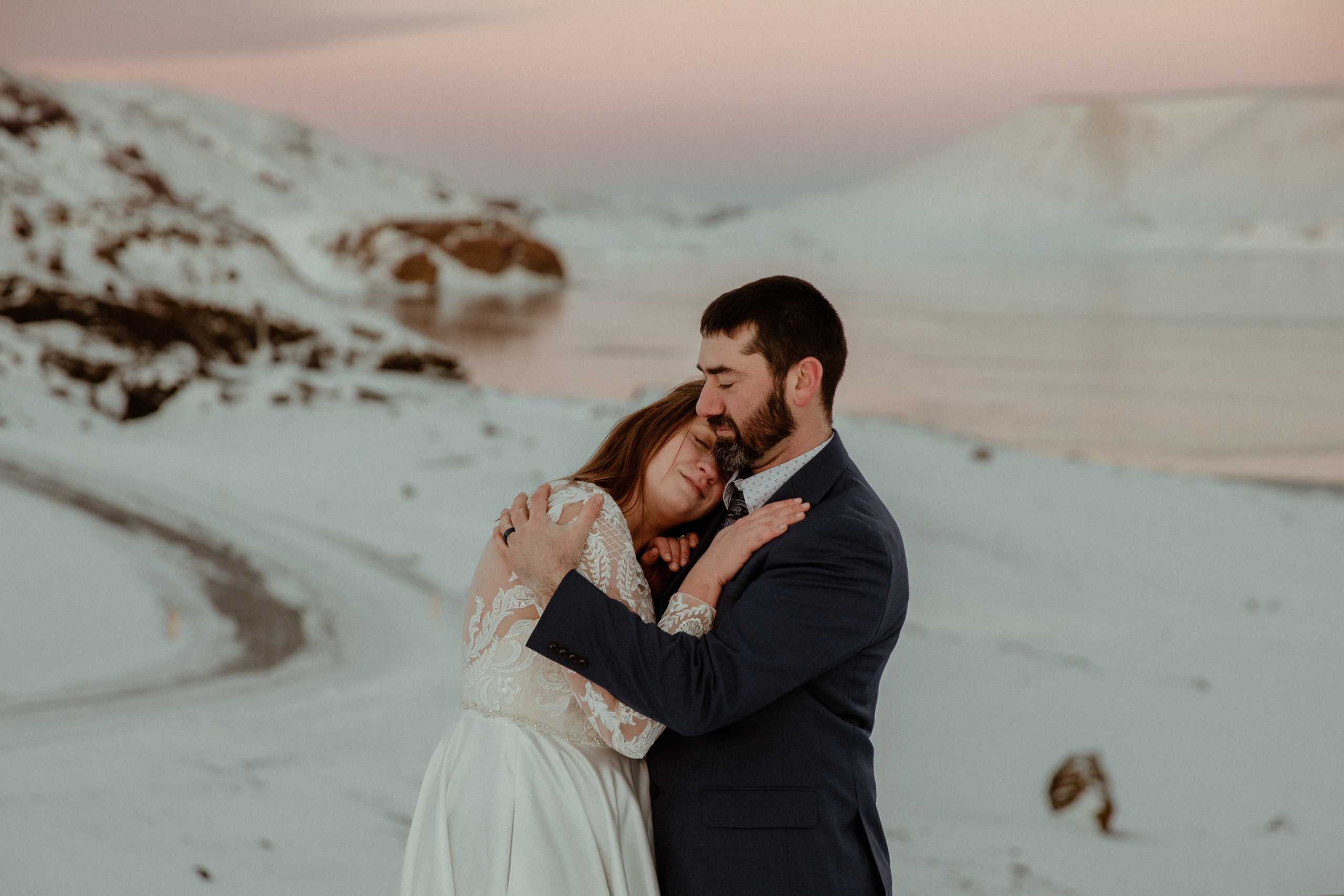 Golden Hour Elopement in Iceland. Iceland elopement photographer & videographer
