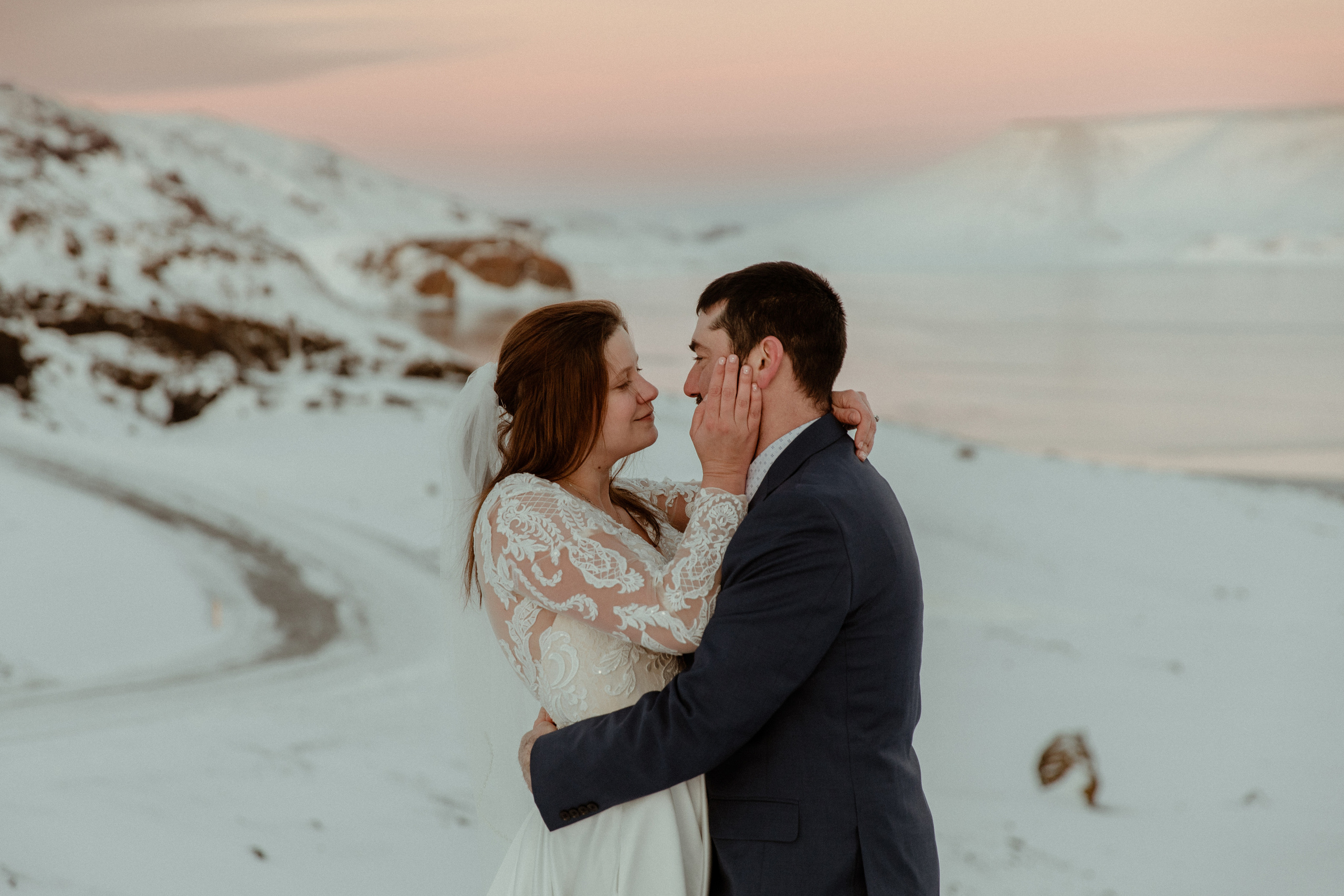 Golden Hour Elopement in Iceland. Iceland elopement photographer & videographer