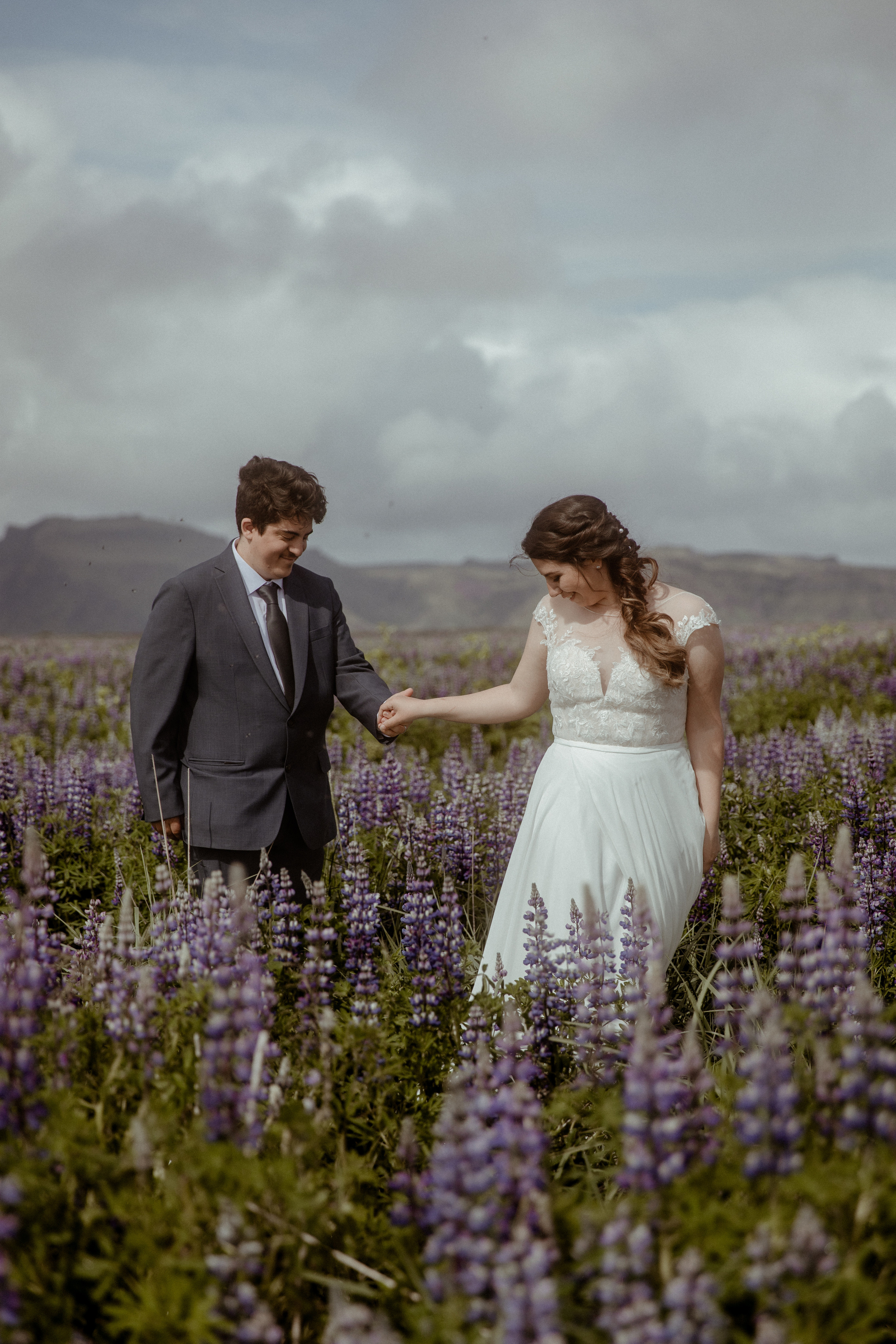 Private Black Sand Beach Elopement. Iceland elopement photographer & videographer
