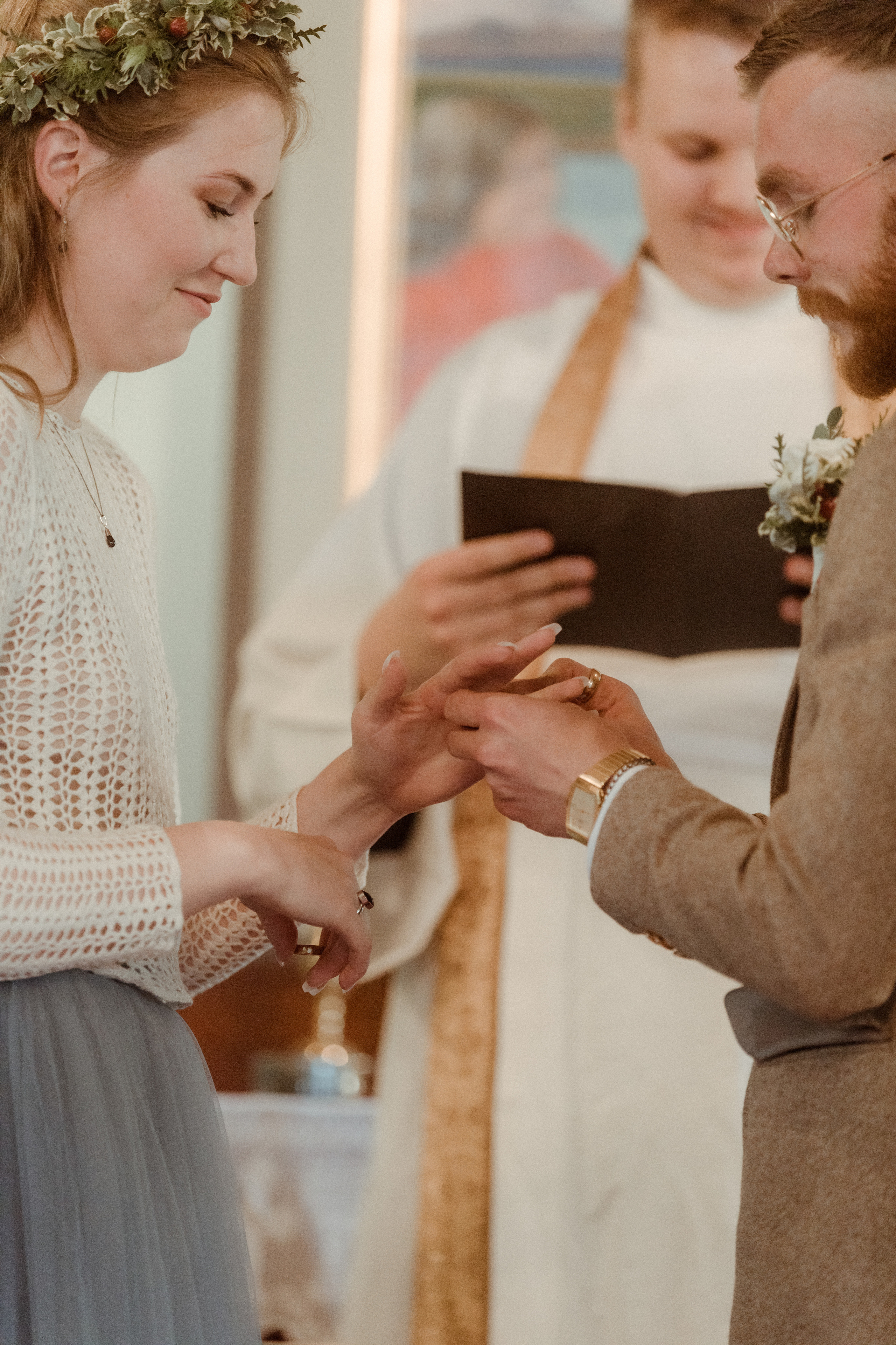 Iceland Secret Waterfall Elopement. Iceland elopement photographer & videographer