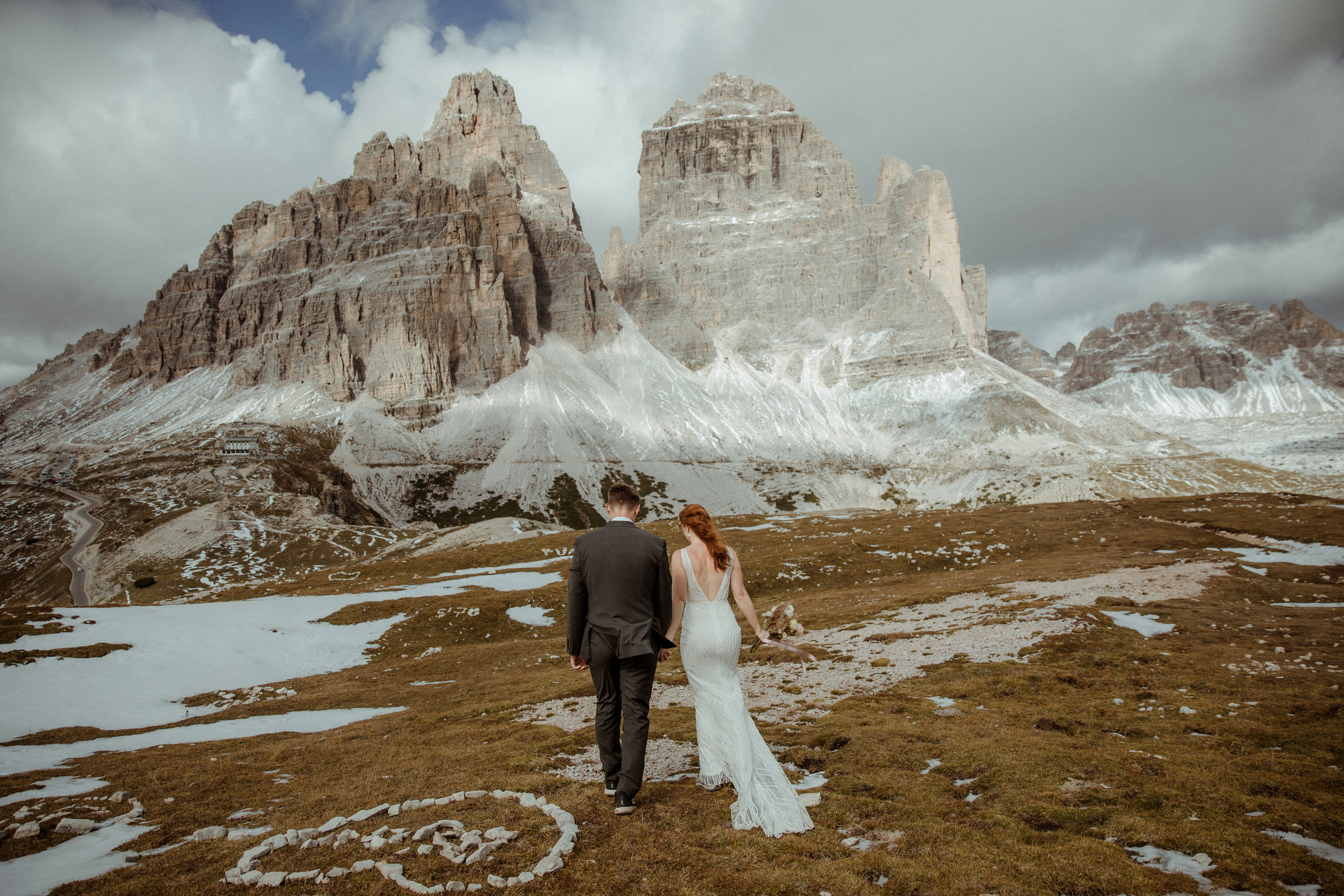 Italian Elopement in the Dolomites. Iceland elopement photographer & videographer