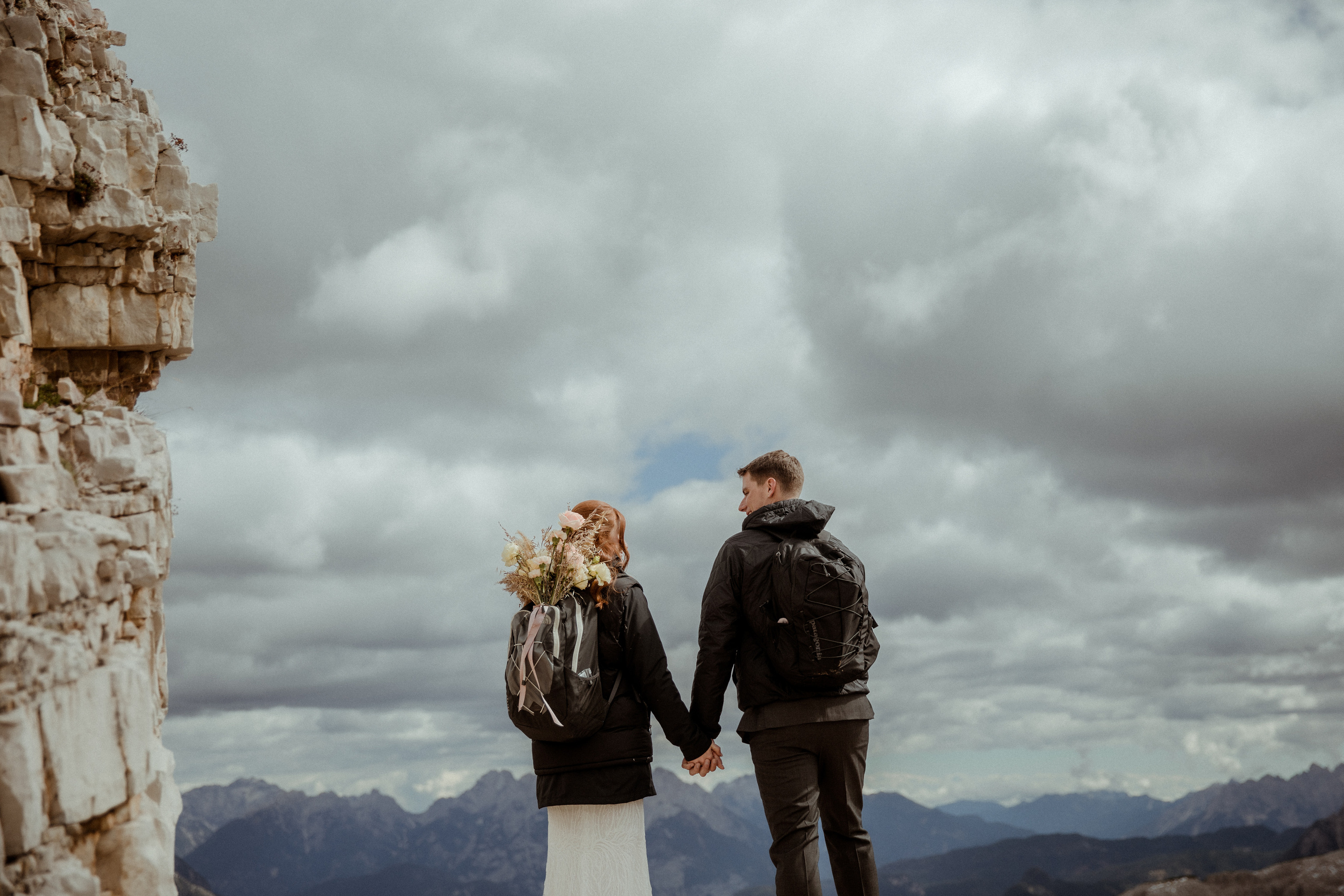 Italian Elopement in the Dolomites. Iceland elopement photographer & videographer