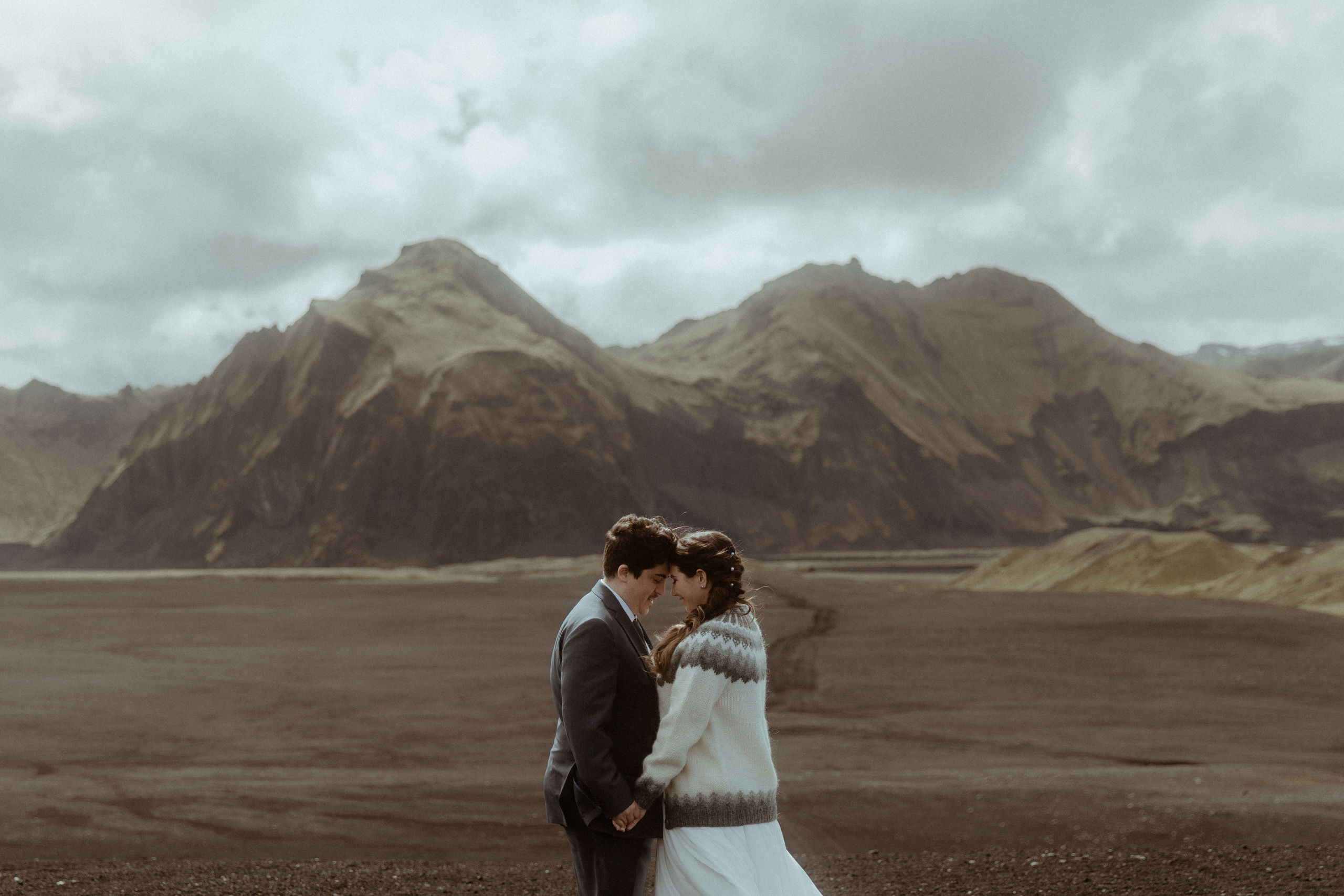 Private Black Sand Beach Elopement. Iceland elopement photographer & videographer