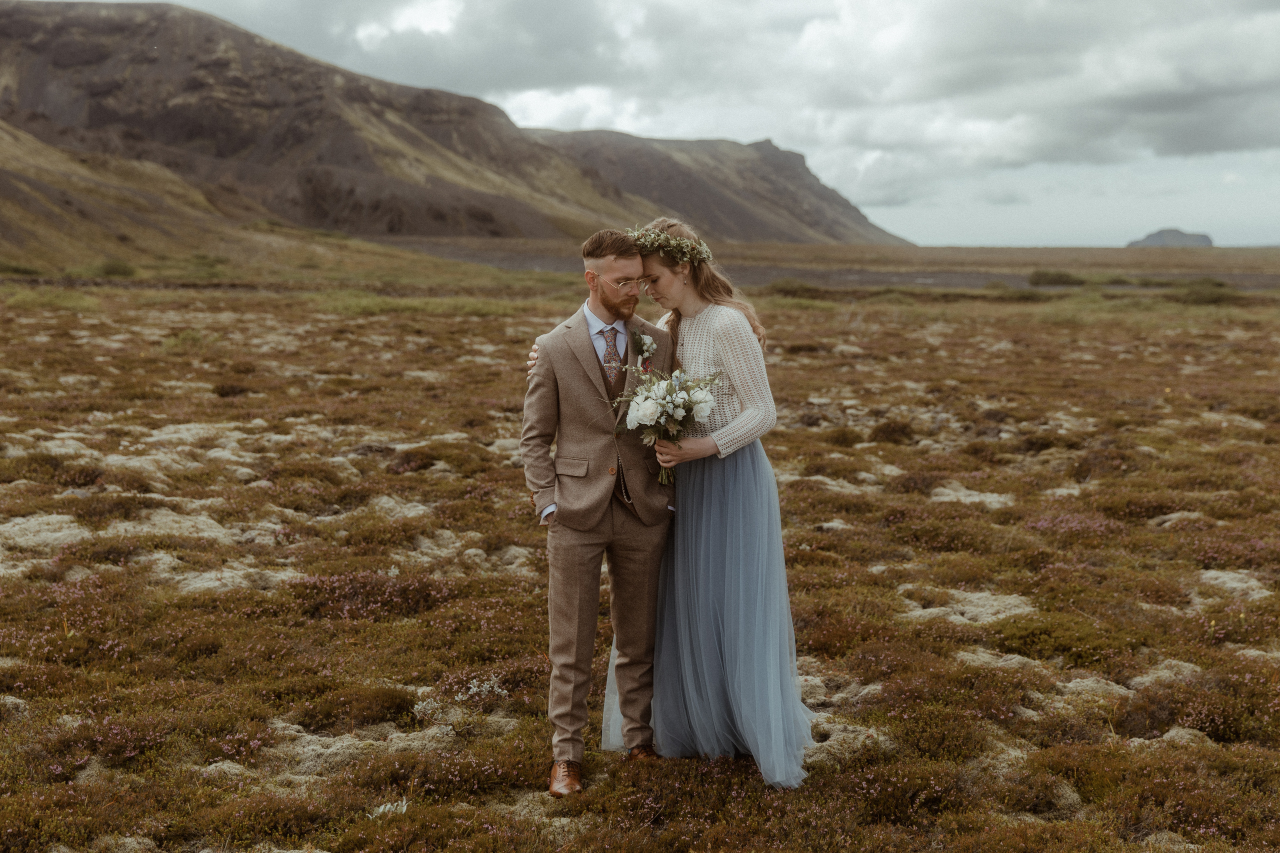 Iceland Secret Waterfall Elopement. Iceland elopement photographer & videographer