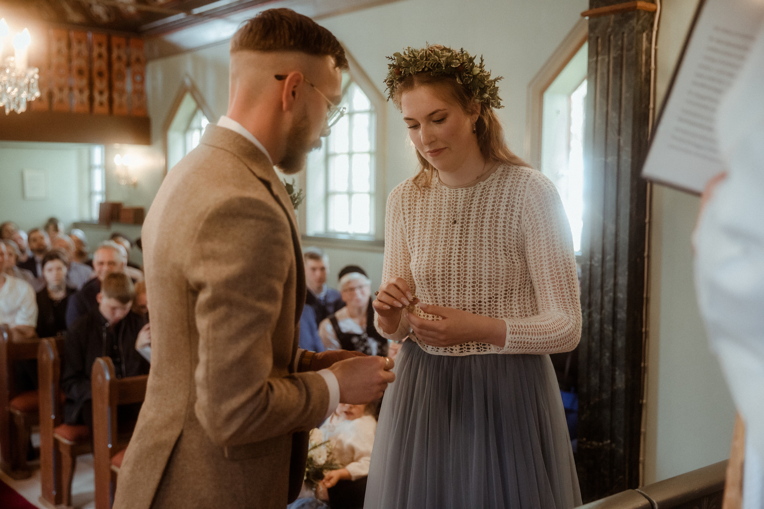 Iceland Secret Waterfall Elopement. Iceland elopement photographer & videographer