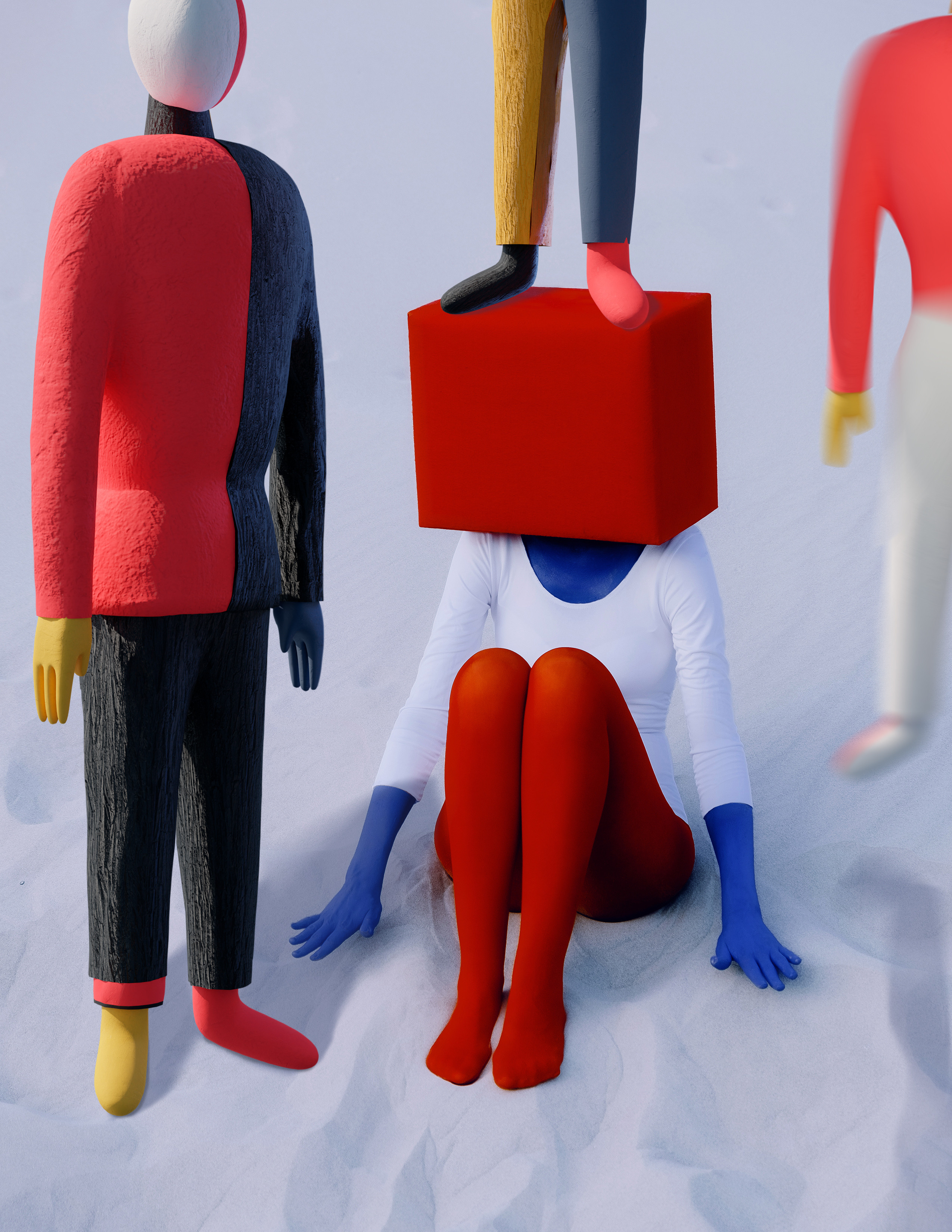 Экспериментальная 3D-фотосессия с элементами авангарда в стиле Супрематизм — Фотограф Андрей Луковников